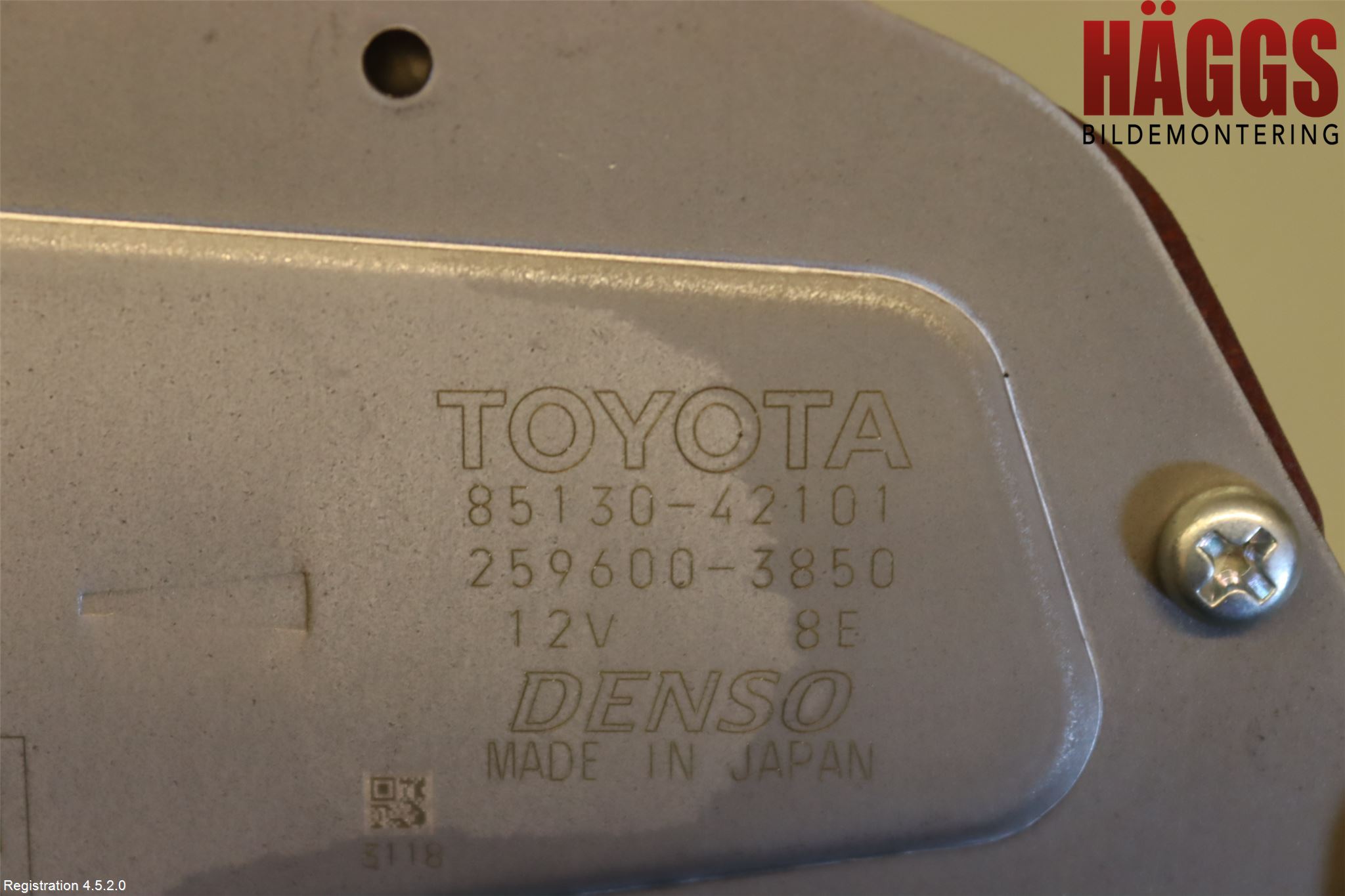 Toyota RAV4 19- Torkarmotor Baklucka