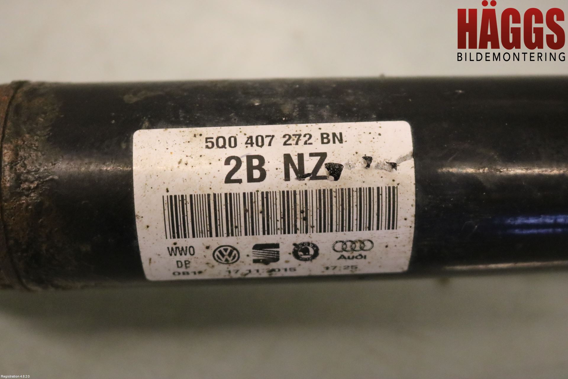 Volkswagen VW GOLF / E-GOLF VII 13-20 Drivaxel Fram Höger