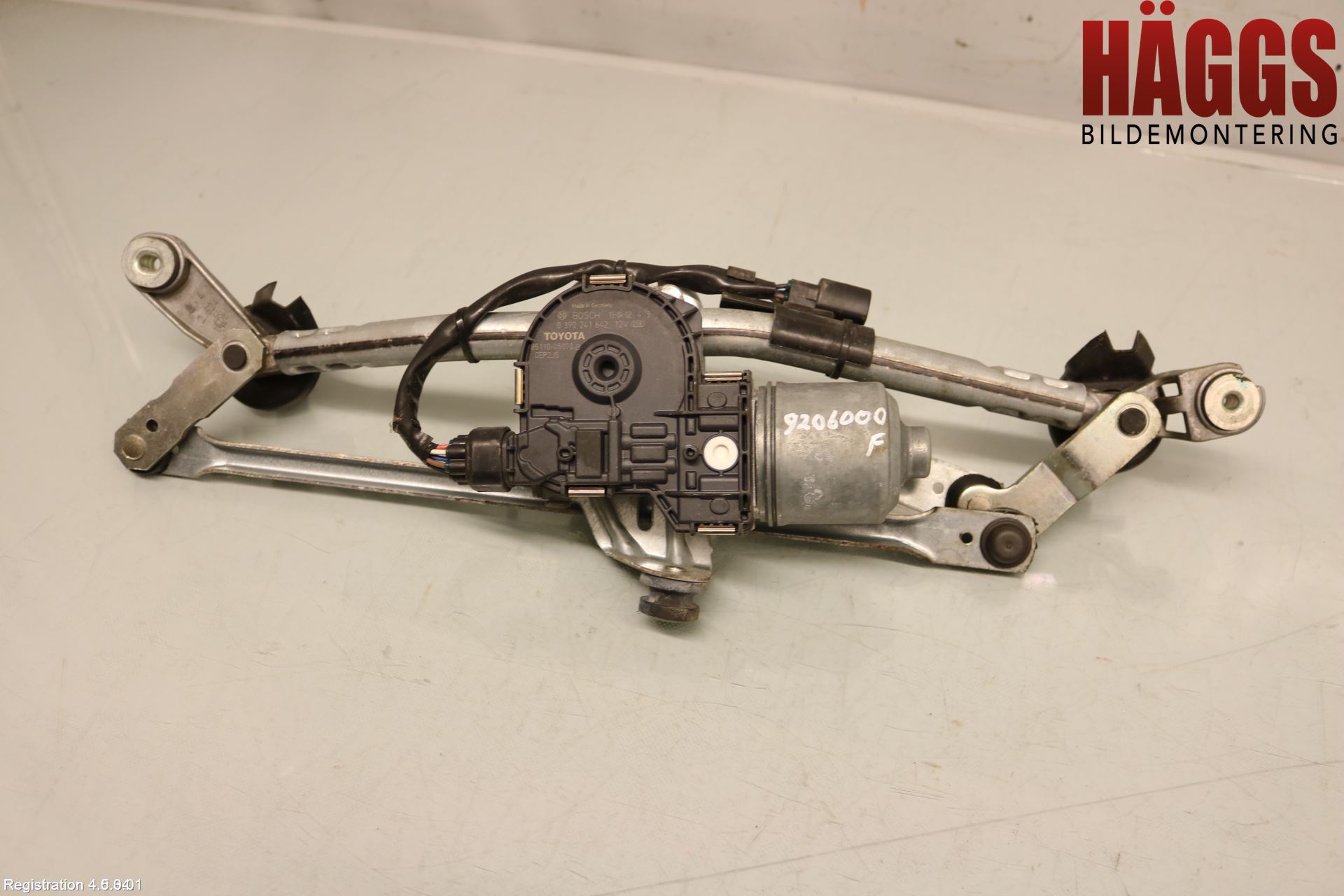 Toyota AVENSIS 16-18 Torkarmotor Vindruta