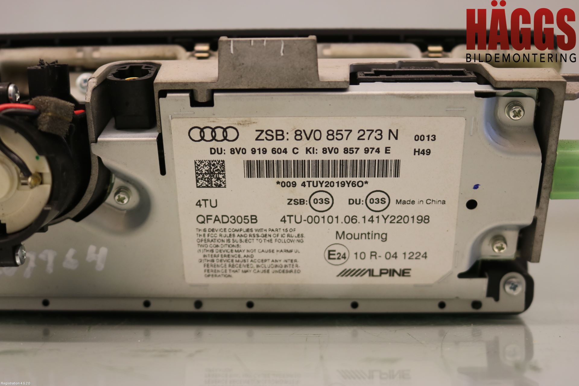 Audi A3/S3 8V 13-20 Bildskärm