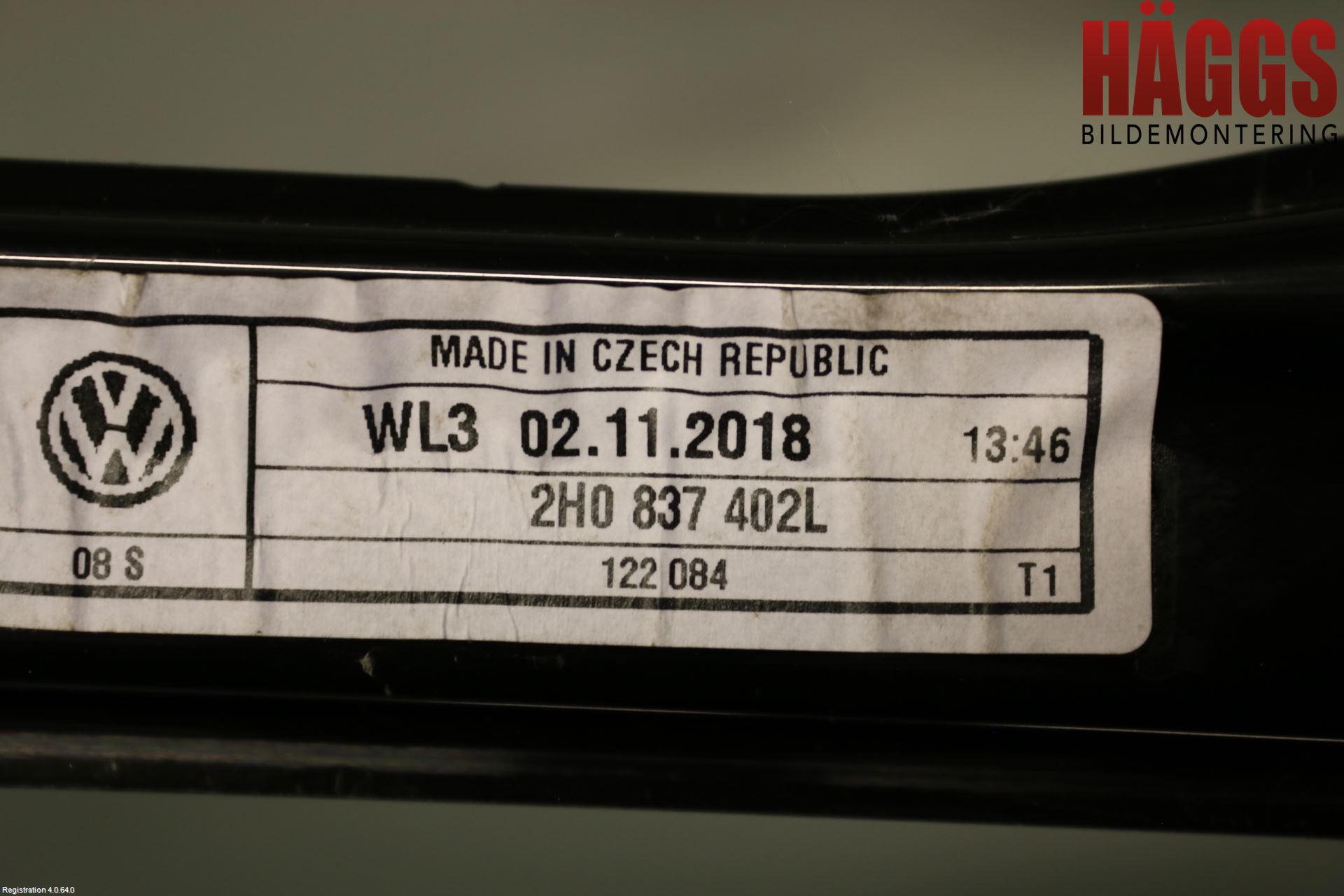 Volkswagen VW AMAROK 2H 10-22 Fönsterhissmekanism