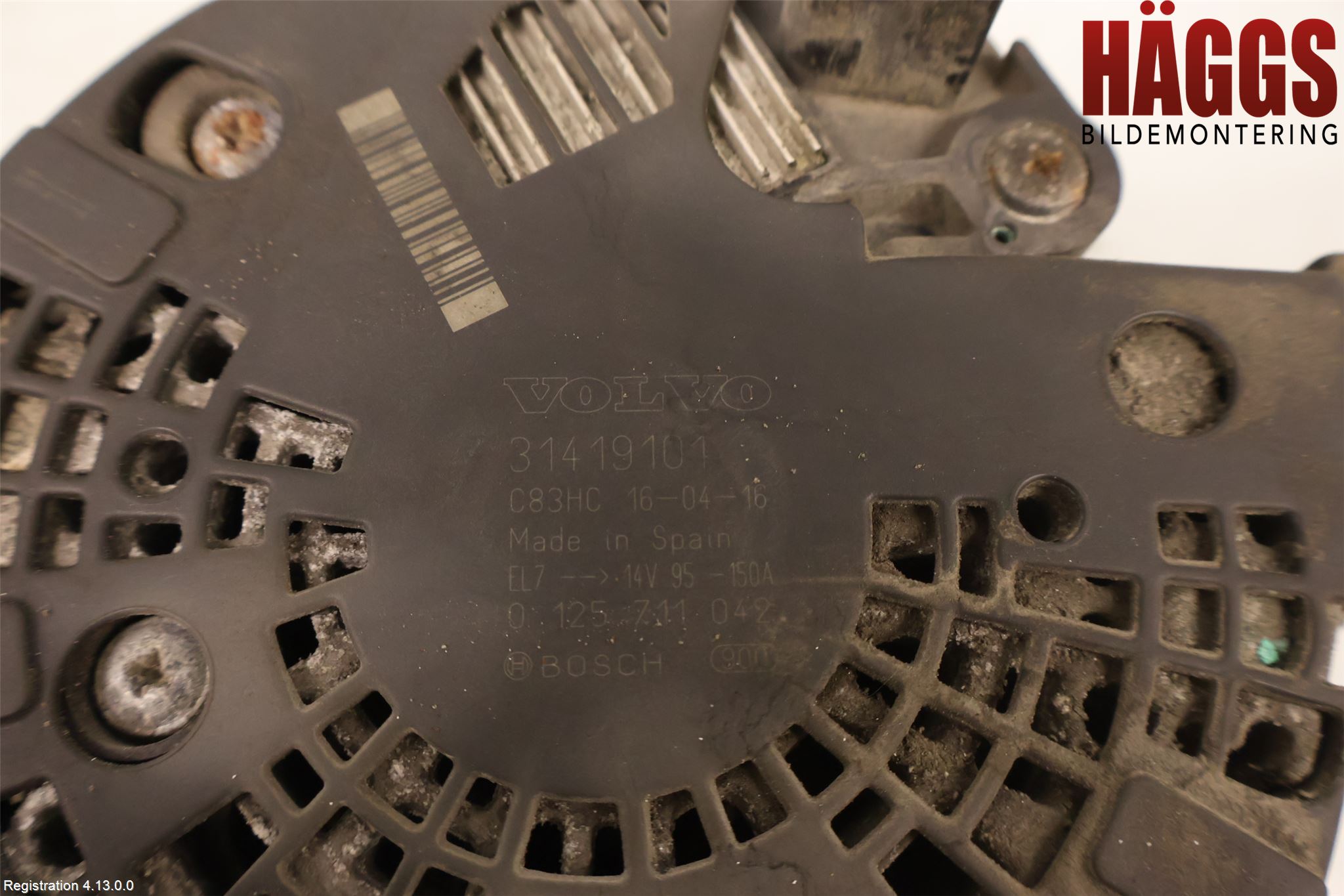 Volvo V60 14-18 Generator