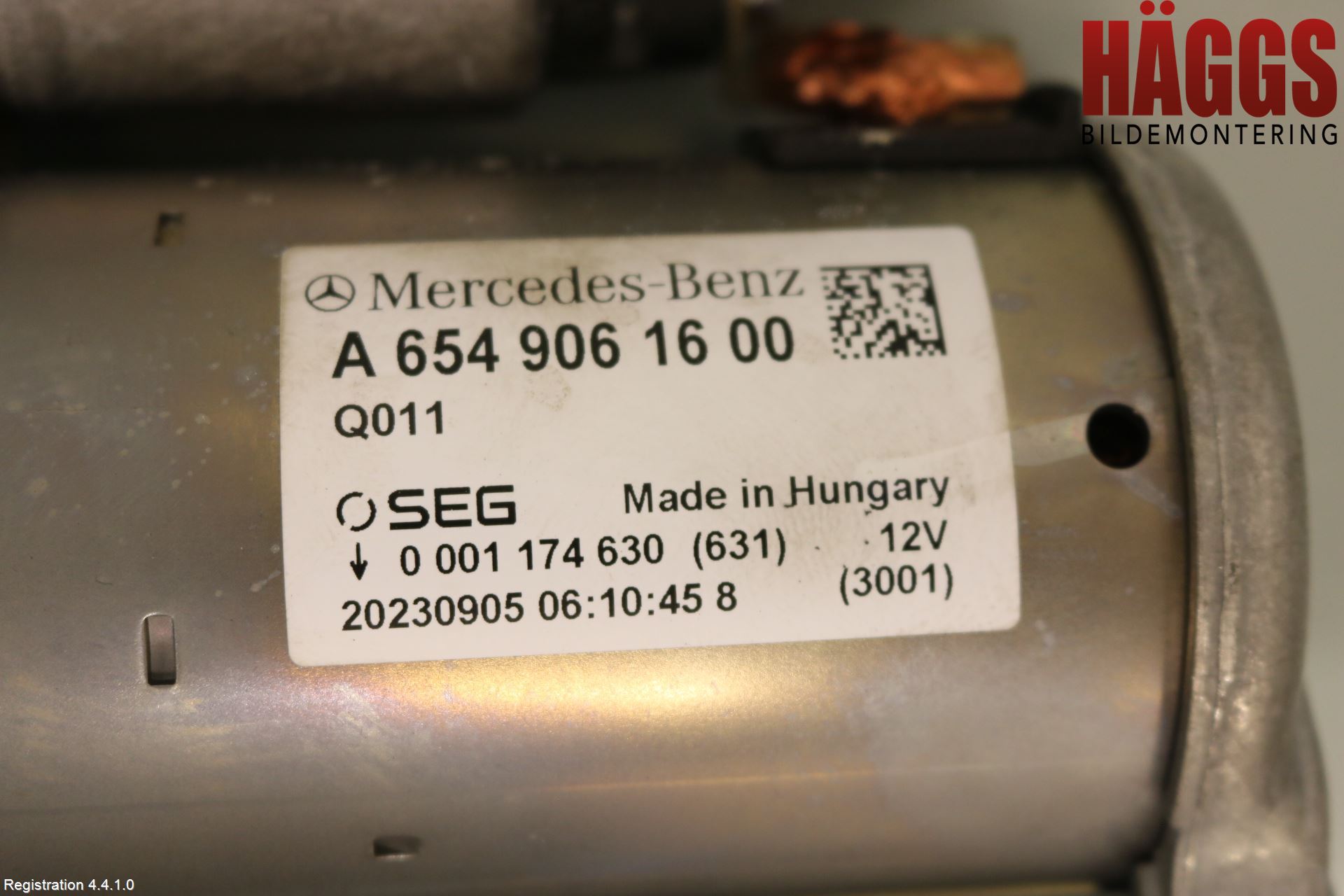 Mercedes-Benz MB SPRINTER (W907/W910) 19- Startmotor Diesel