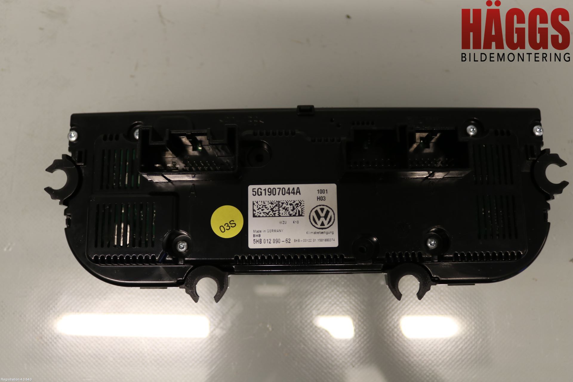 Volkswagen VW PASSAT 15-19 Ac Styrenhet Ac Manöveren
