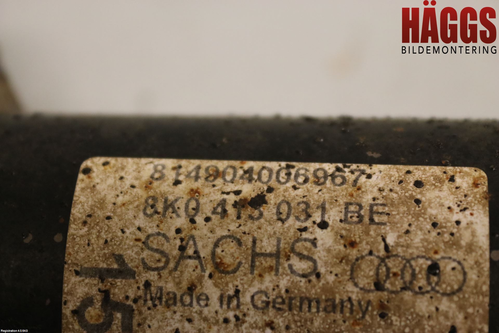 Audi A5 07-16 Fjäderben Fram Vänster