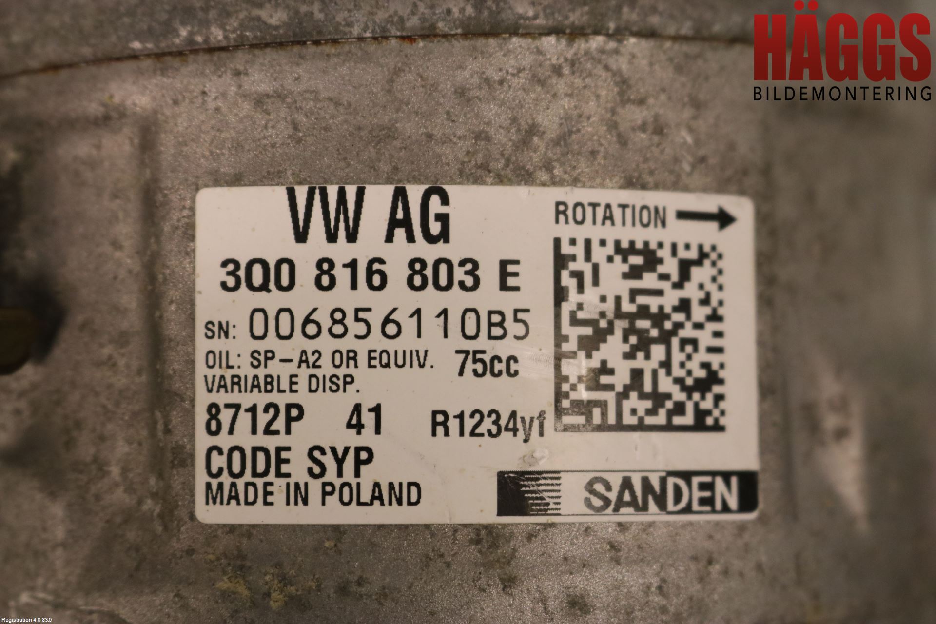 Volkswagen VW PASSAT 20-24 Ac Kompressor