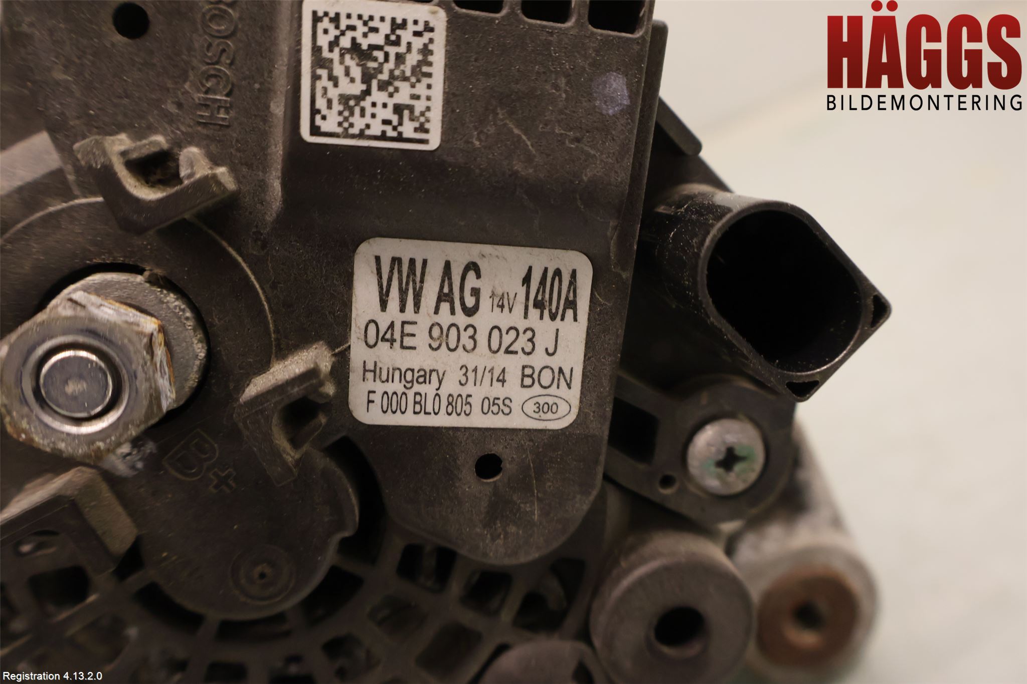 Volkswagen VW GOLF / E-GOLF VII 13-20 Generator