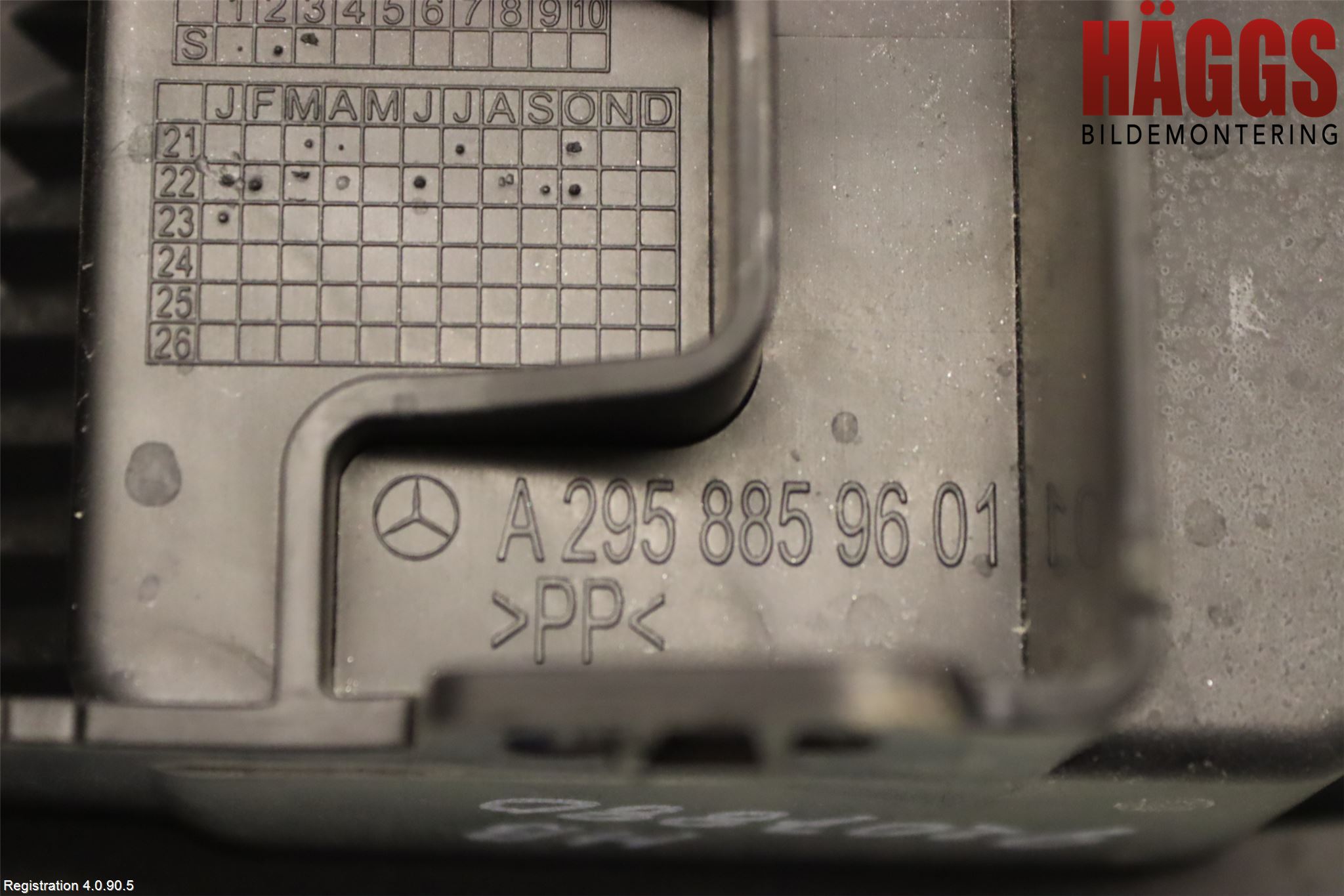 Mercedes-Benz MB EQE (V295) 22- Stötfångarfäste Bak Hö