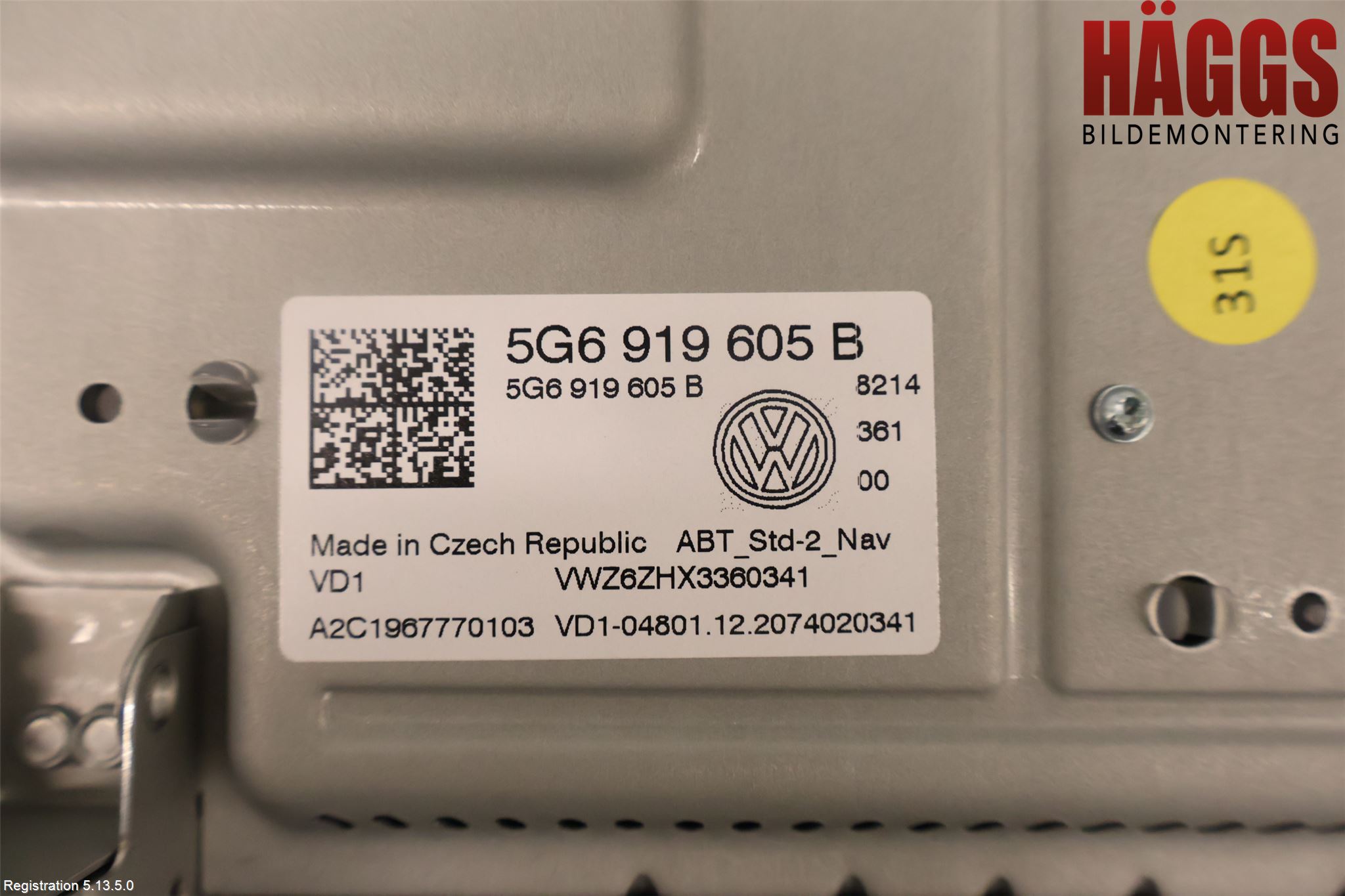 Volkswagen VW T-ROC 18- Multifunktionsdisplay