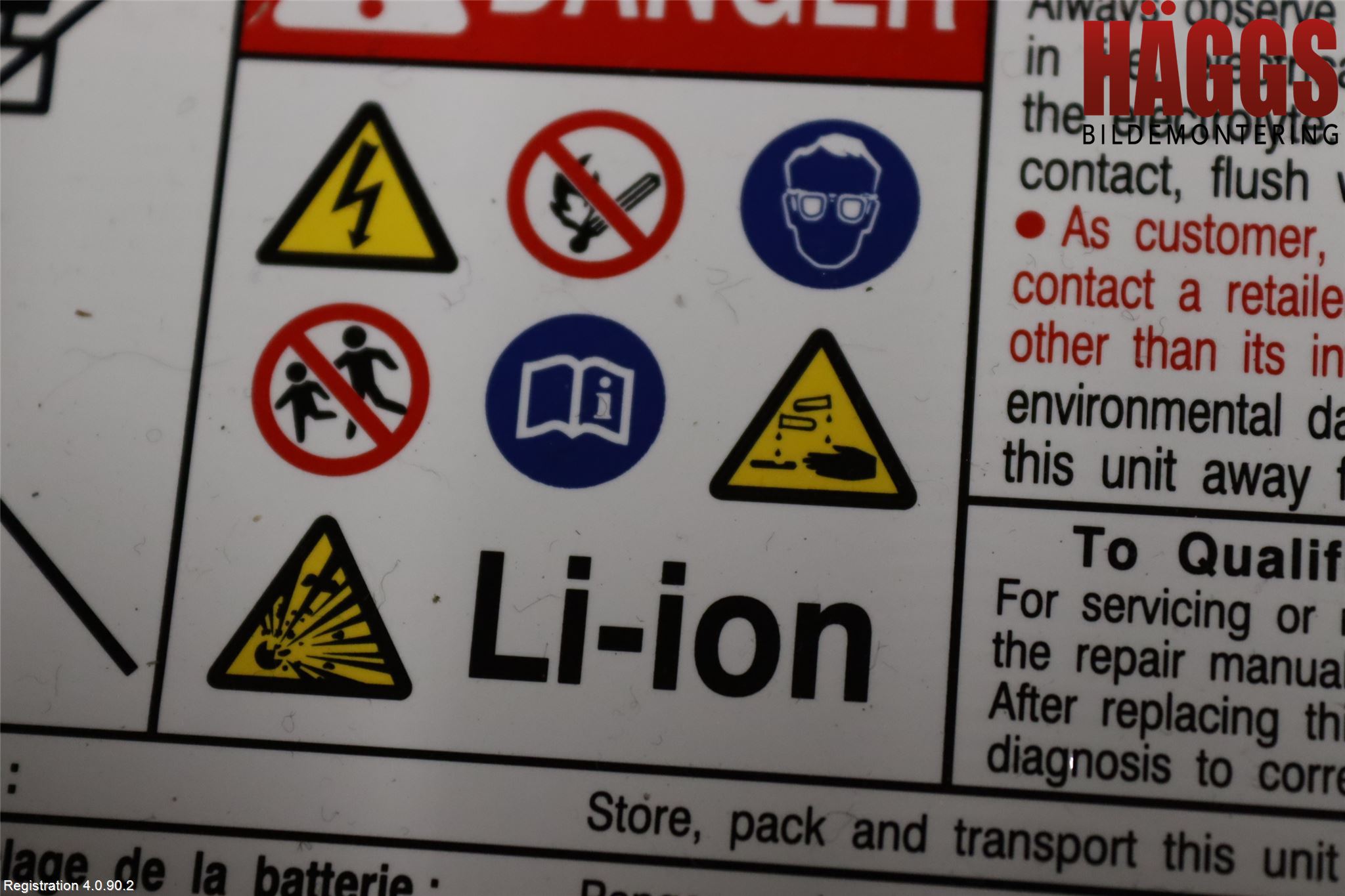 Toyota YARIS XP21 20- Batteri Högspänning