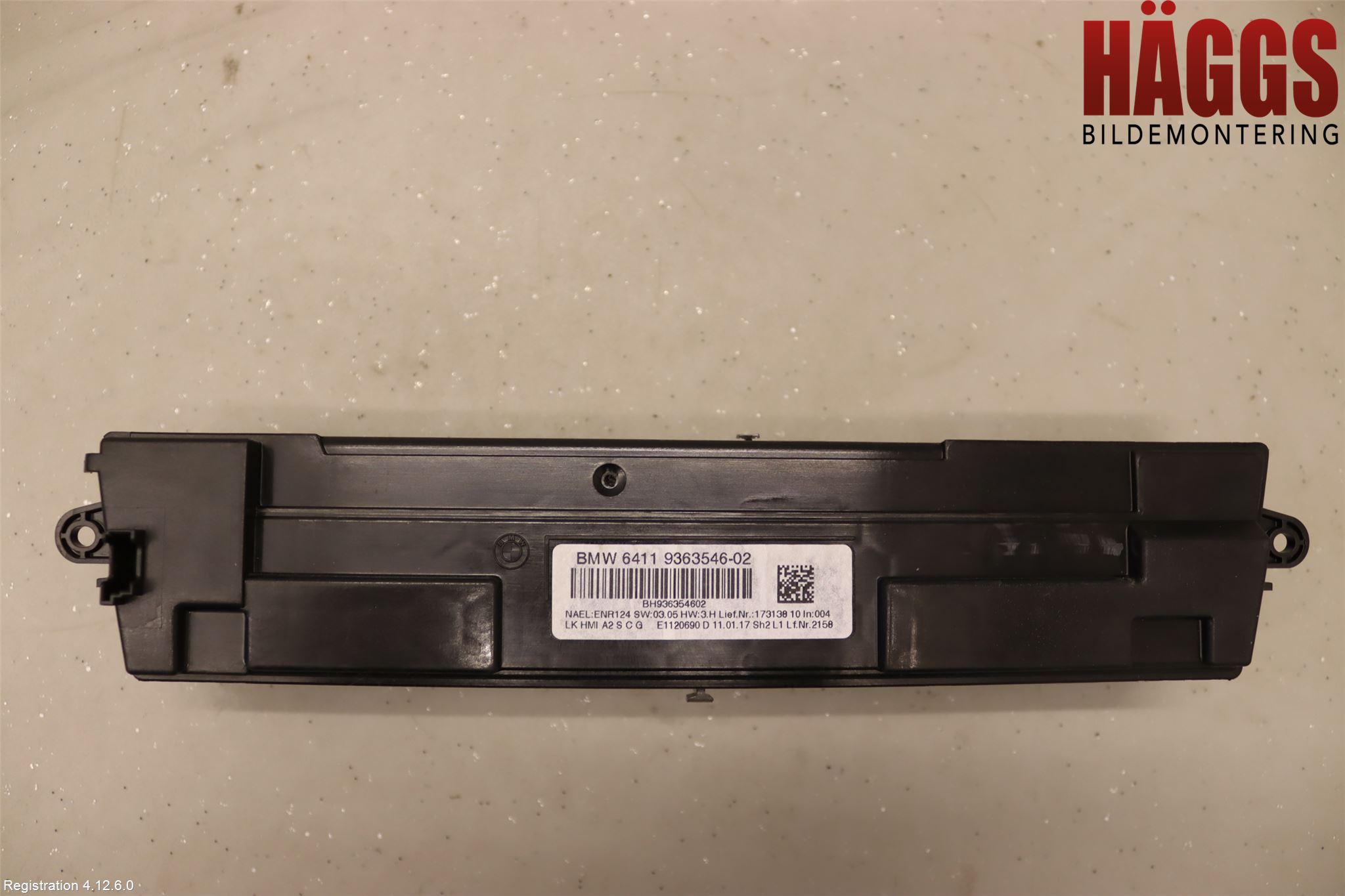 BMW 3 F30/F31/F80 12-19 Ac Styrenhet Ac Manöveren