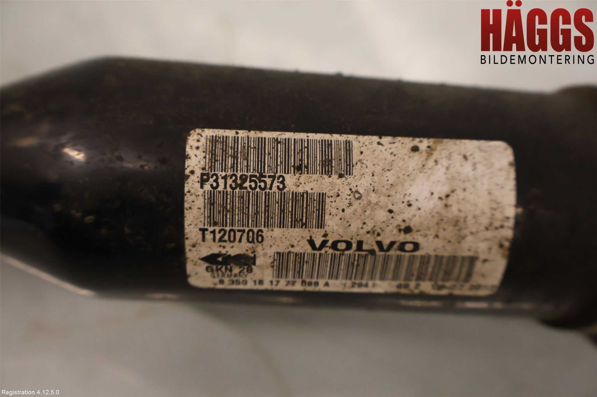 Volvo XC60 09-13 Drivaxel Fram Vänster