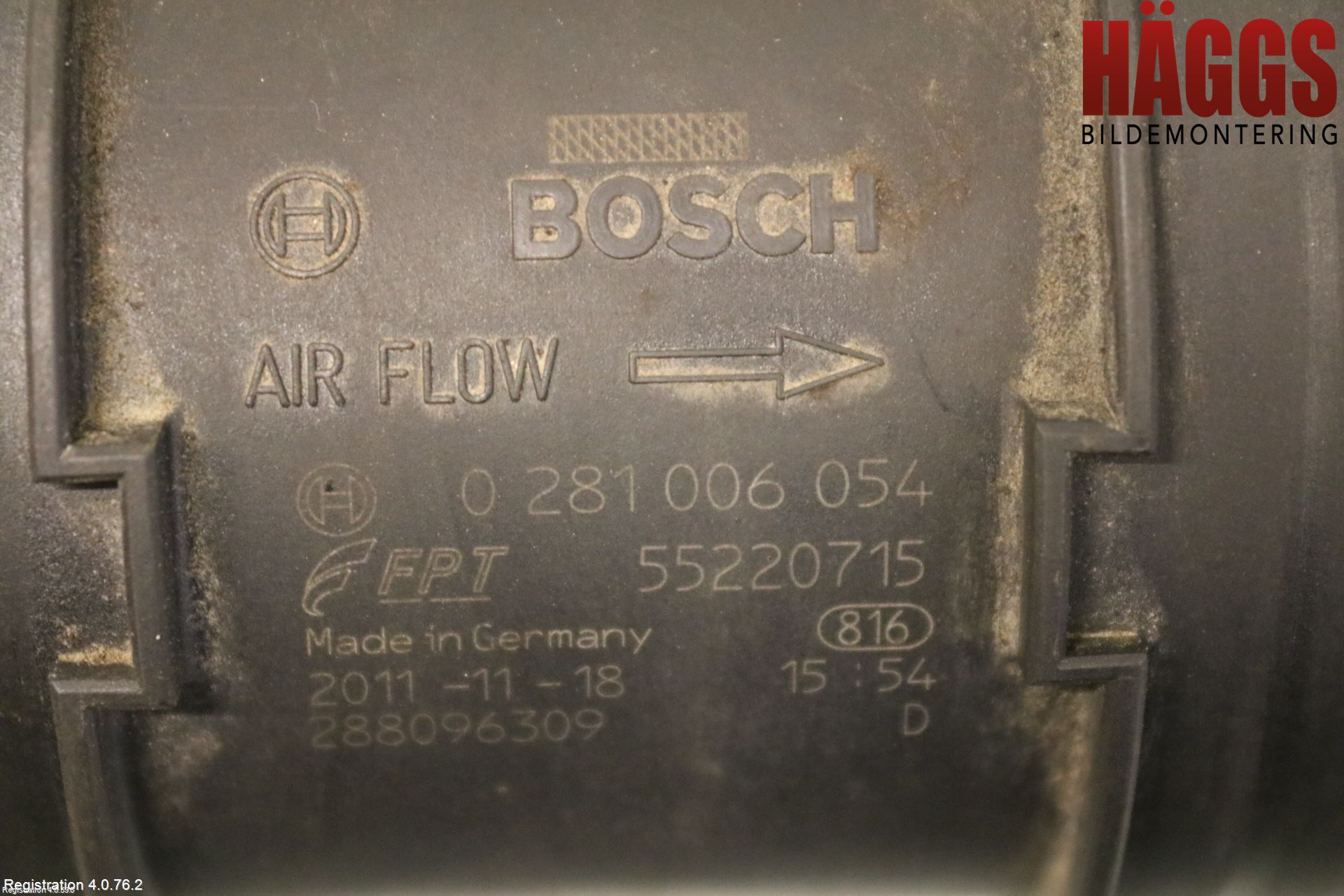 Opel COMBO D 12-18 Injluftmassamätare