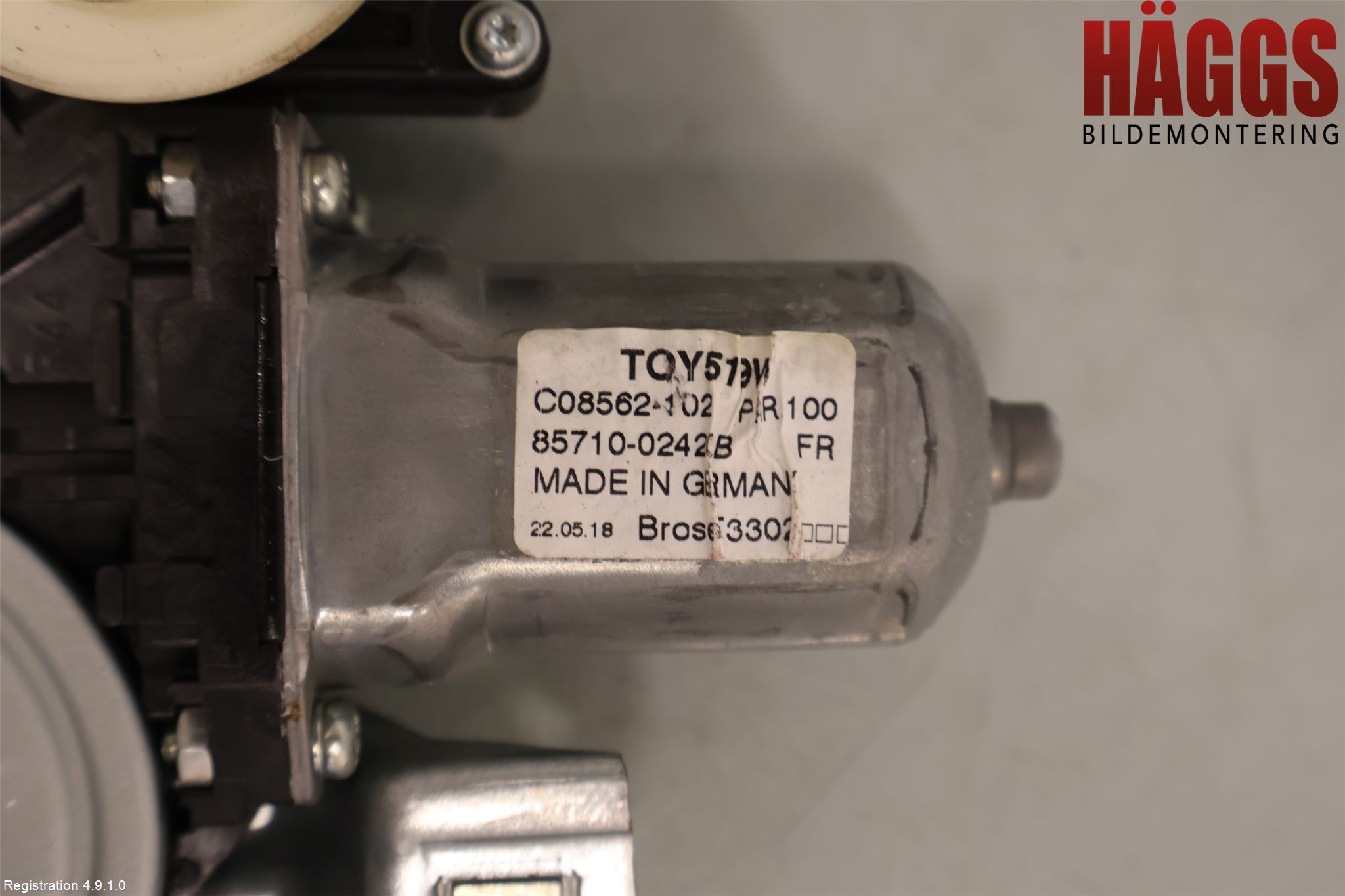 Toyota AURIS 13-19 Fönsterhiss El Kompl