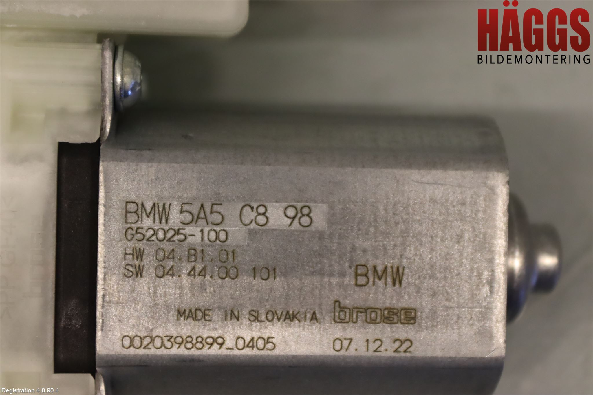BMW 3 G20/G21/G80/G81 19- Fönsterhissmotor
