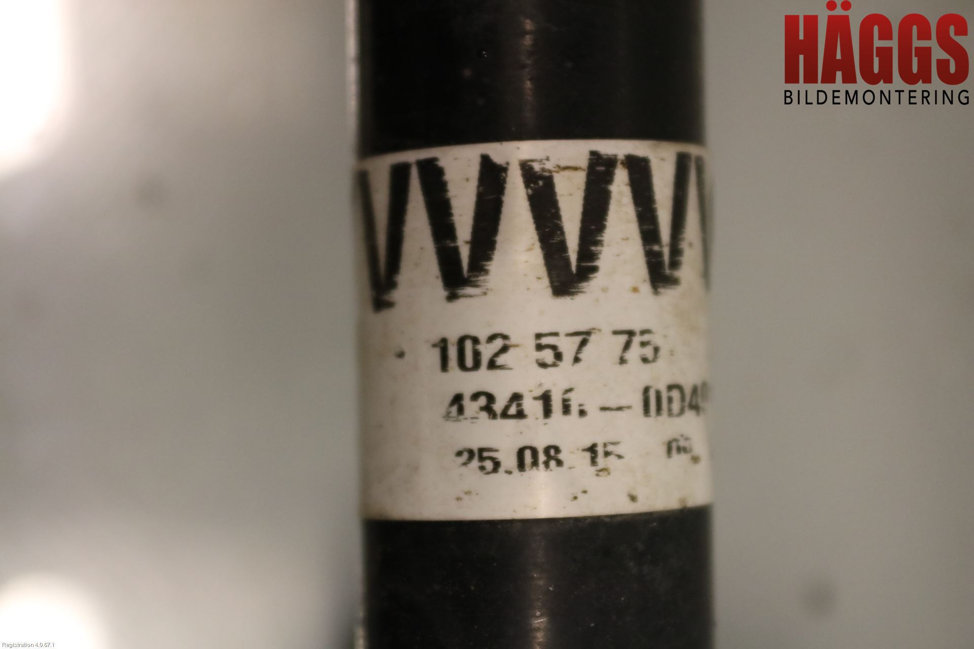 Toyota YARIS XP130 15-20 Drivaxel Fram Höger