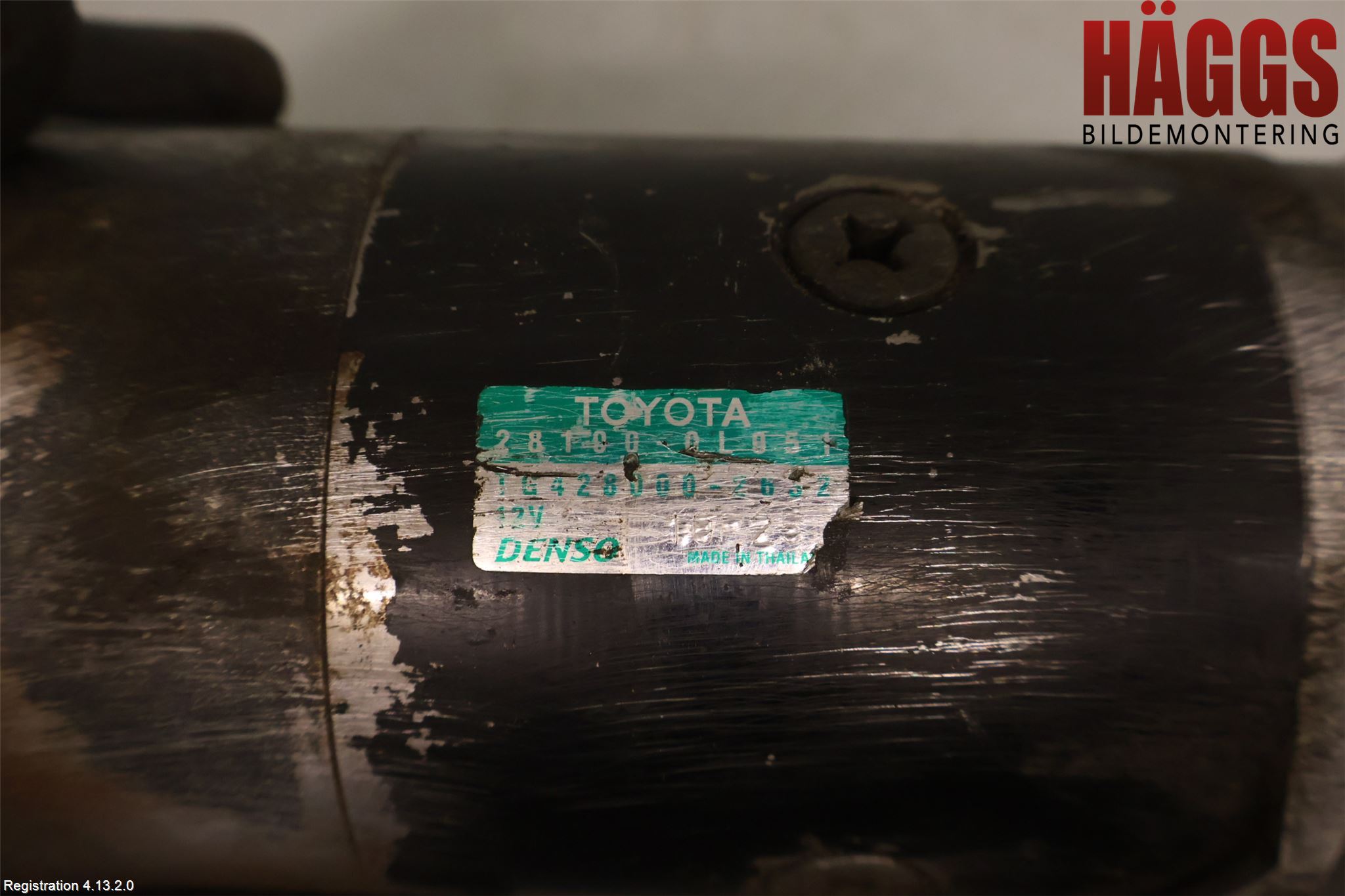 Toyota HILUX 05-16 Startmotor Diesel