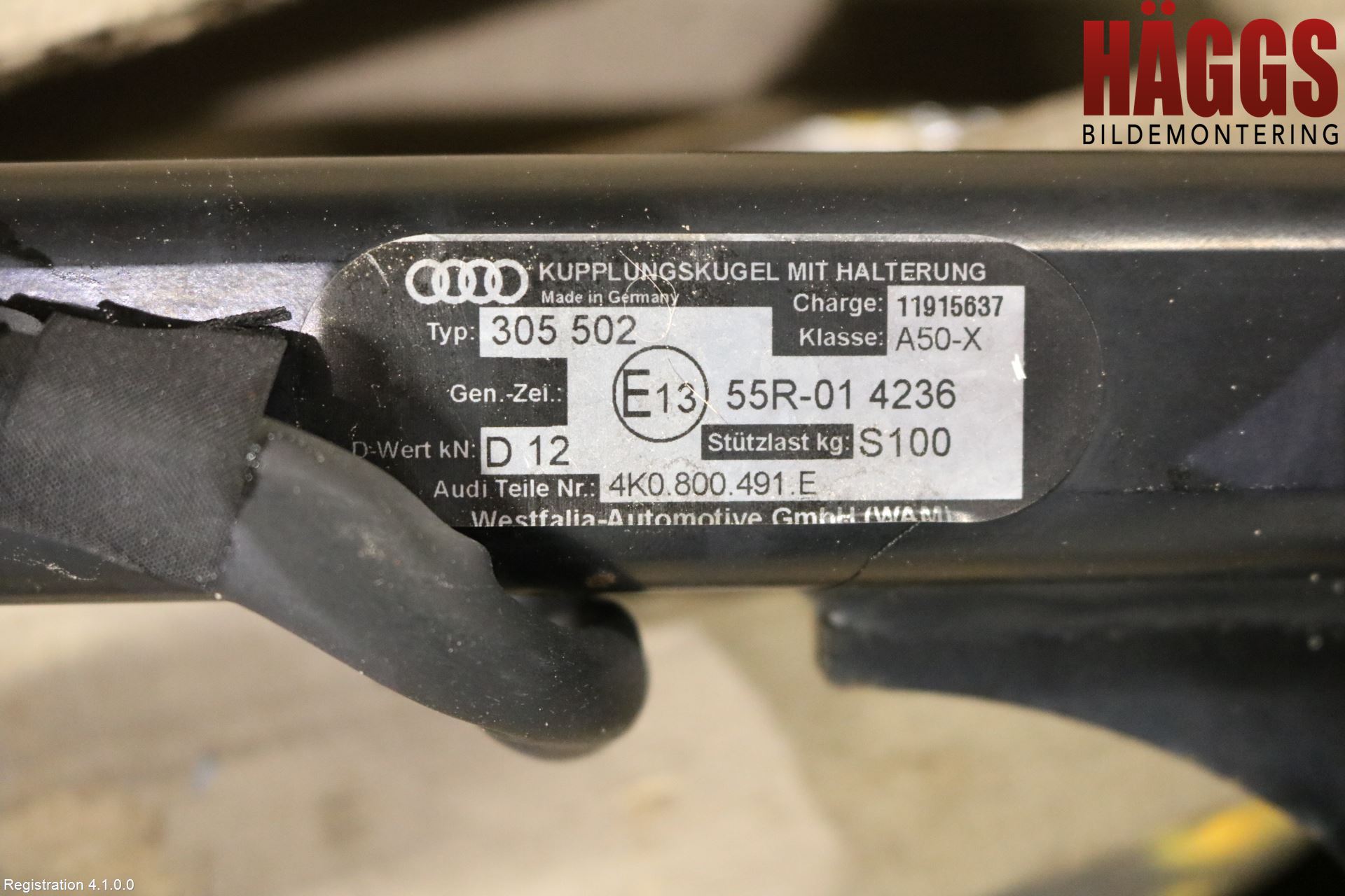 Audi A6 F2/C8 19- Dragkrok