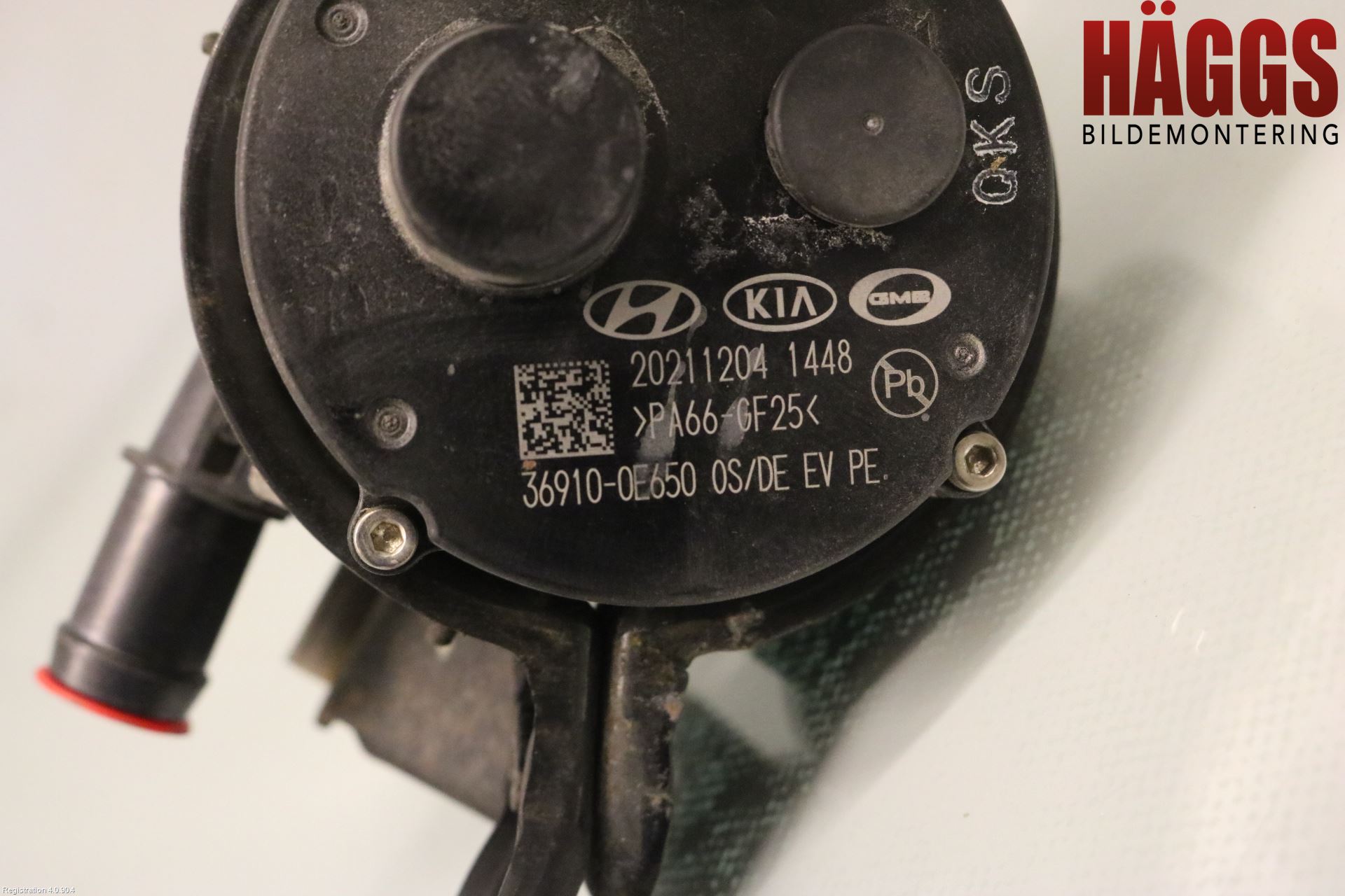 Kia NIRO (DE) 17-22 Värme Cirkulationspump