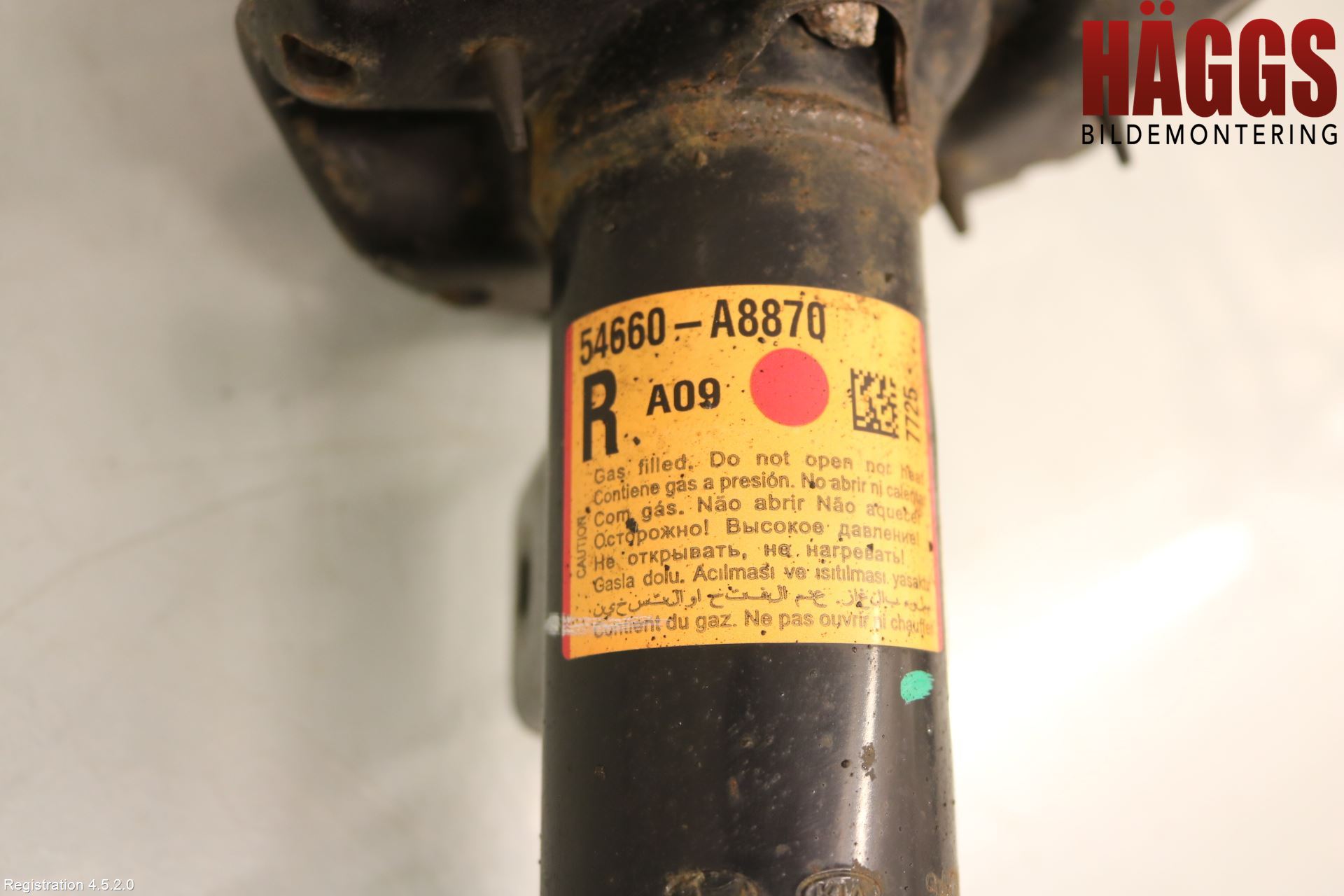 Kia OPTIMA 16-20 Fjäderben Fram Höger