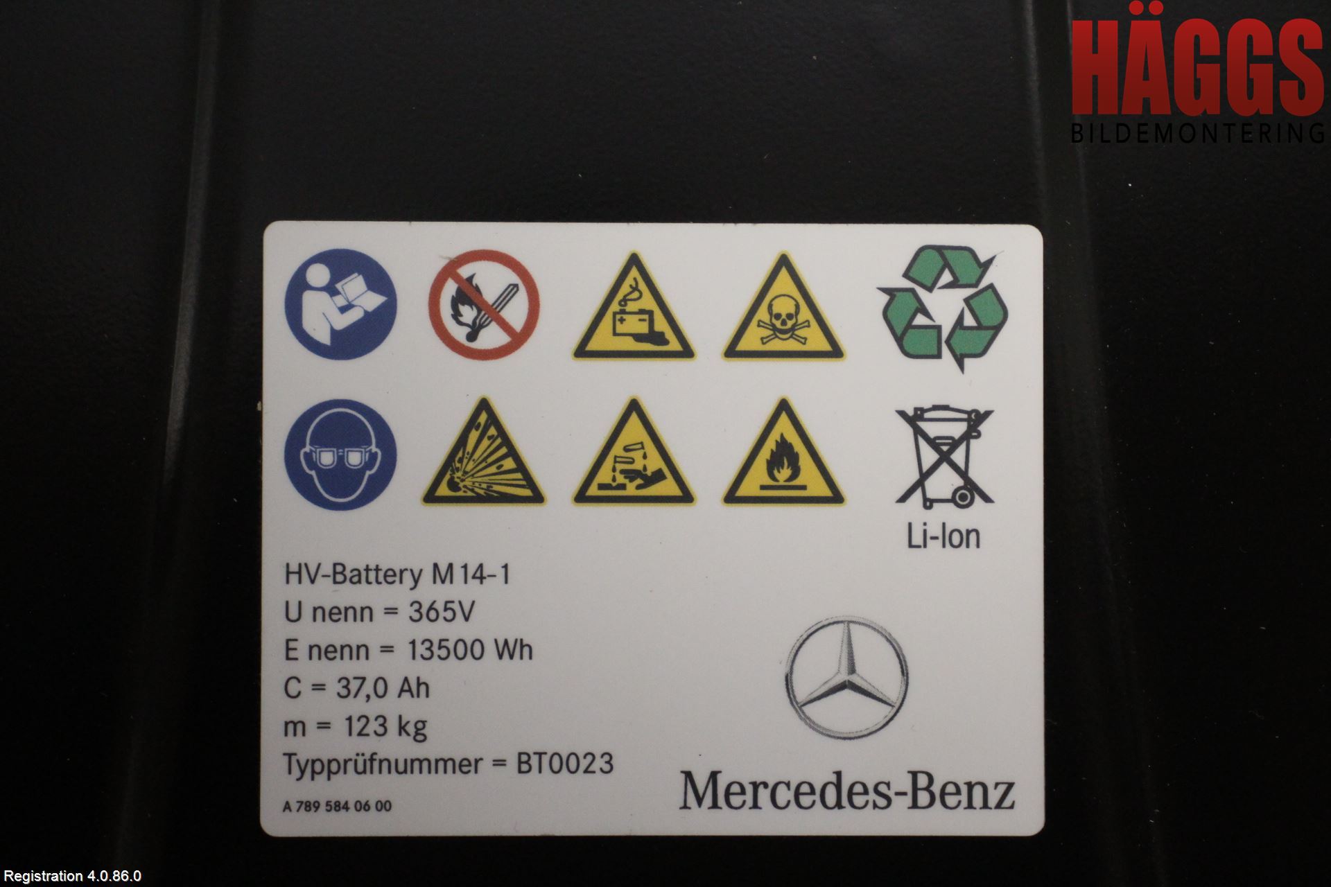 Mercedes-Benz MB E-KLASS (W213) 16-23 Batteri Högspänning