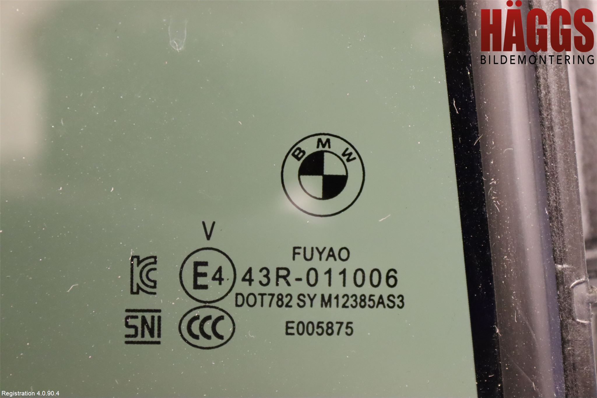 BMW 3 G20/G21/G80/G81 19- Dörruta Bak Lilla Hö