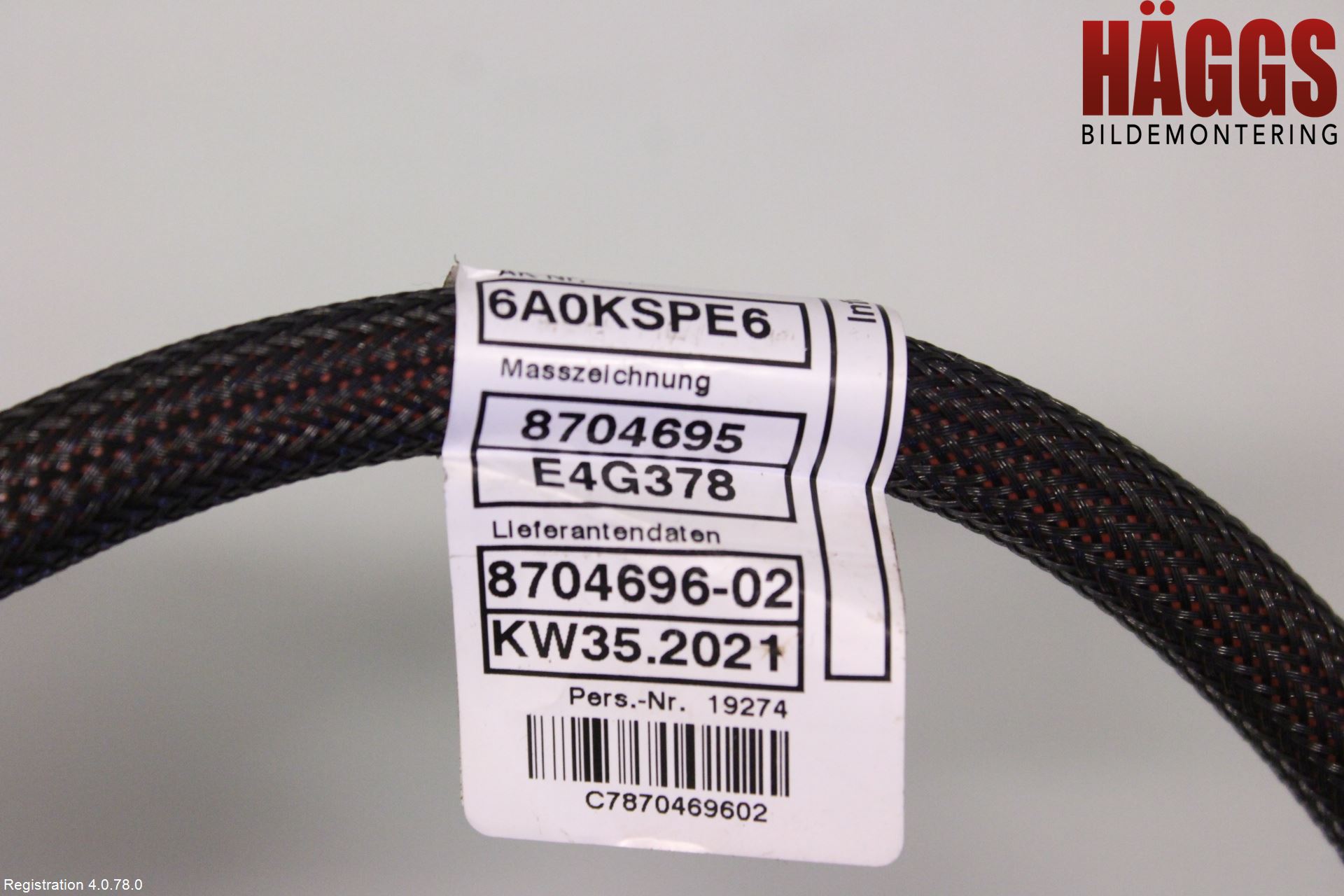 BMW 3 G20/G21/G80/G81 19- Batterikabel