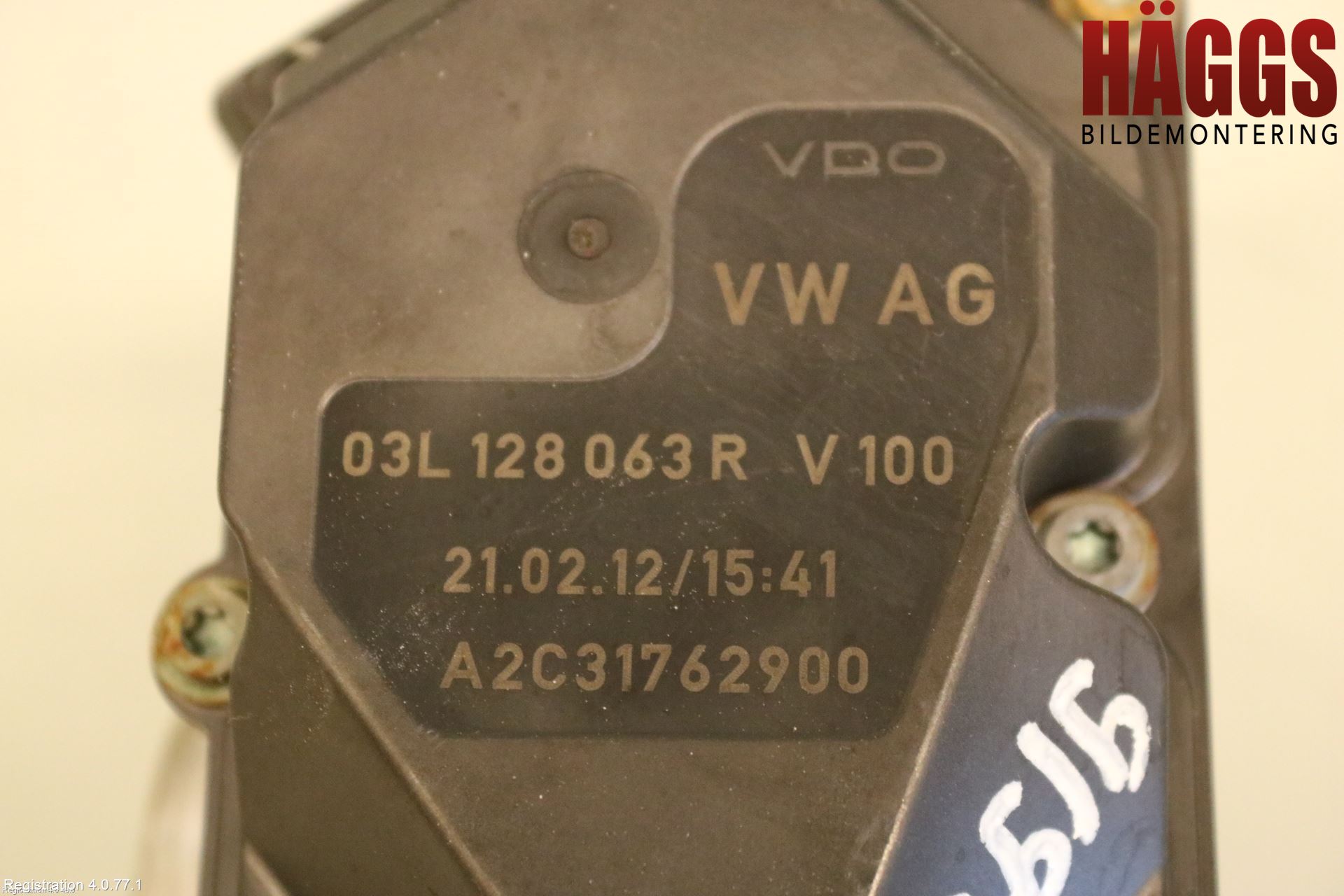 Volkswagen VW PASSAT 11-14 Injspjällhus