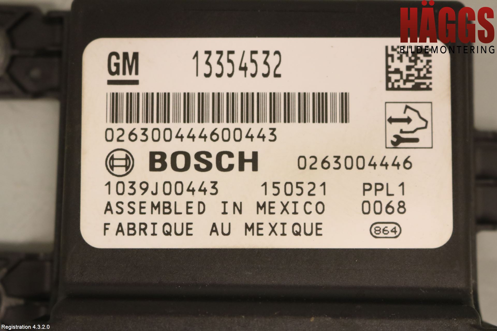 Opel MOKKA 13-20 Styrenhet Parkeringshjälp