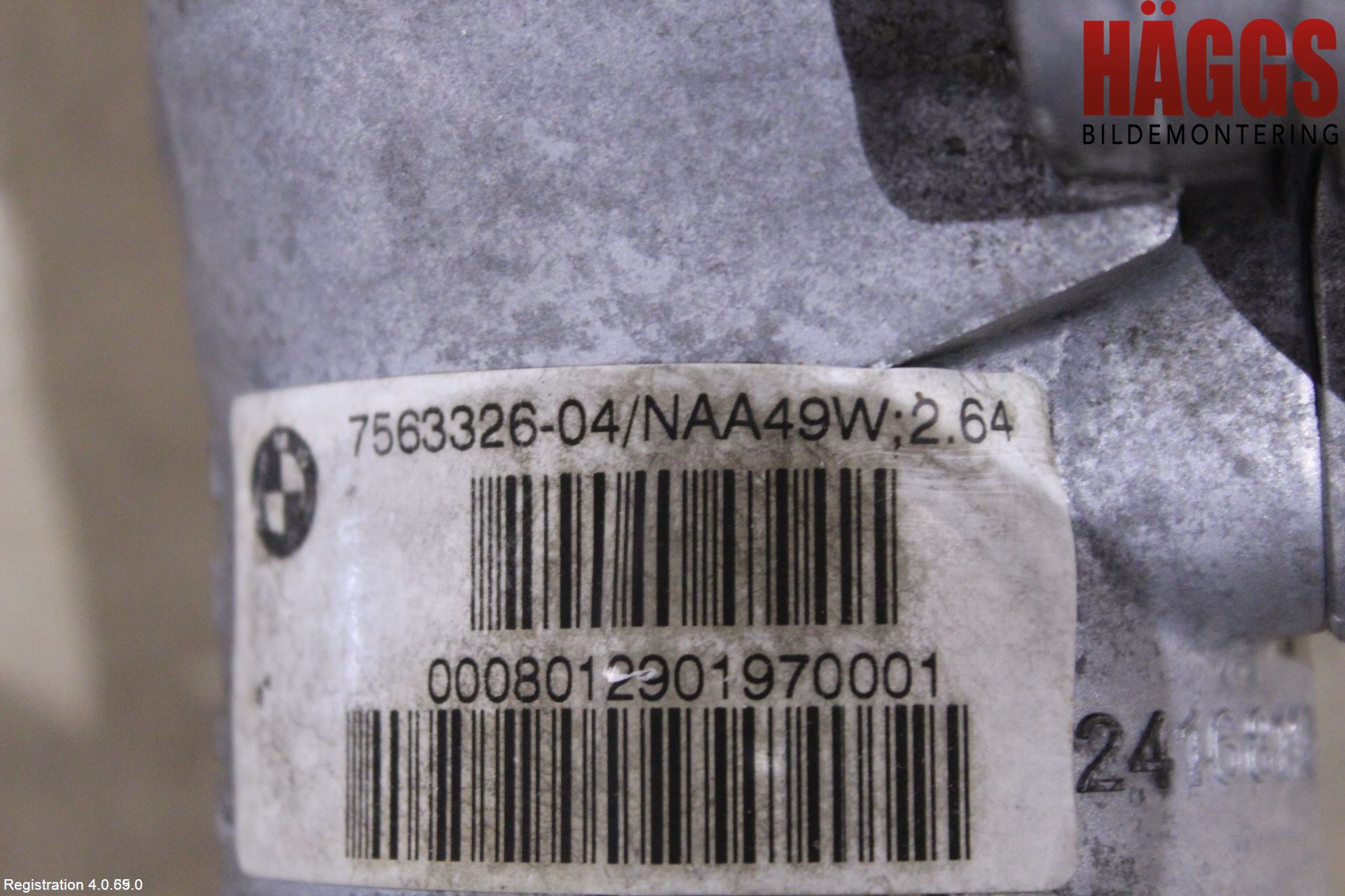 BMW 5 E60/61 Sed/Tou 02-10 Framvagn Diffrential