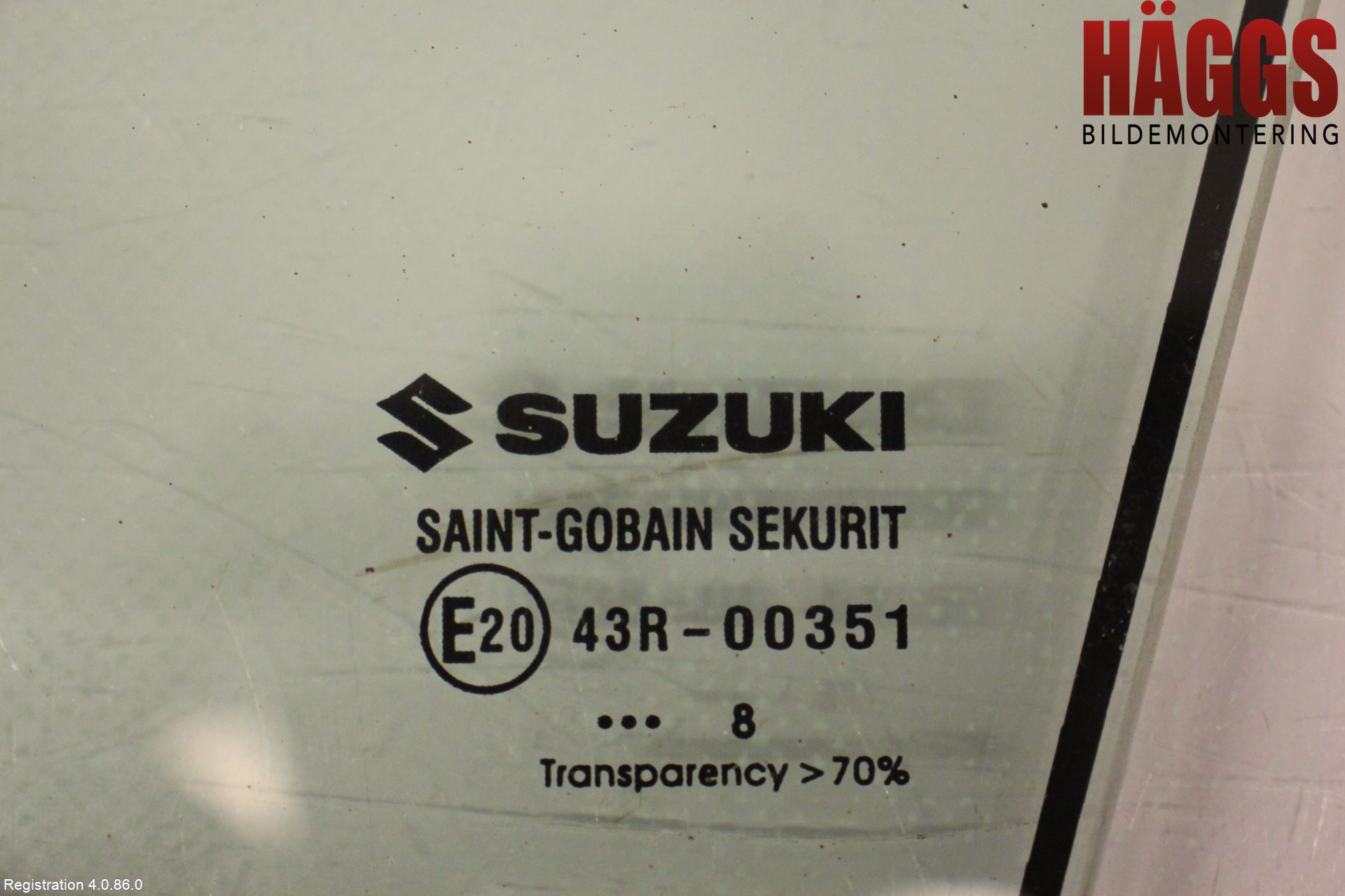 Suzuki SX4 S-CROSS 14-21 Dörruta Fram Lilla Vä