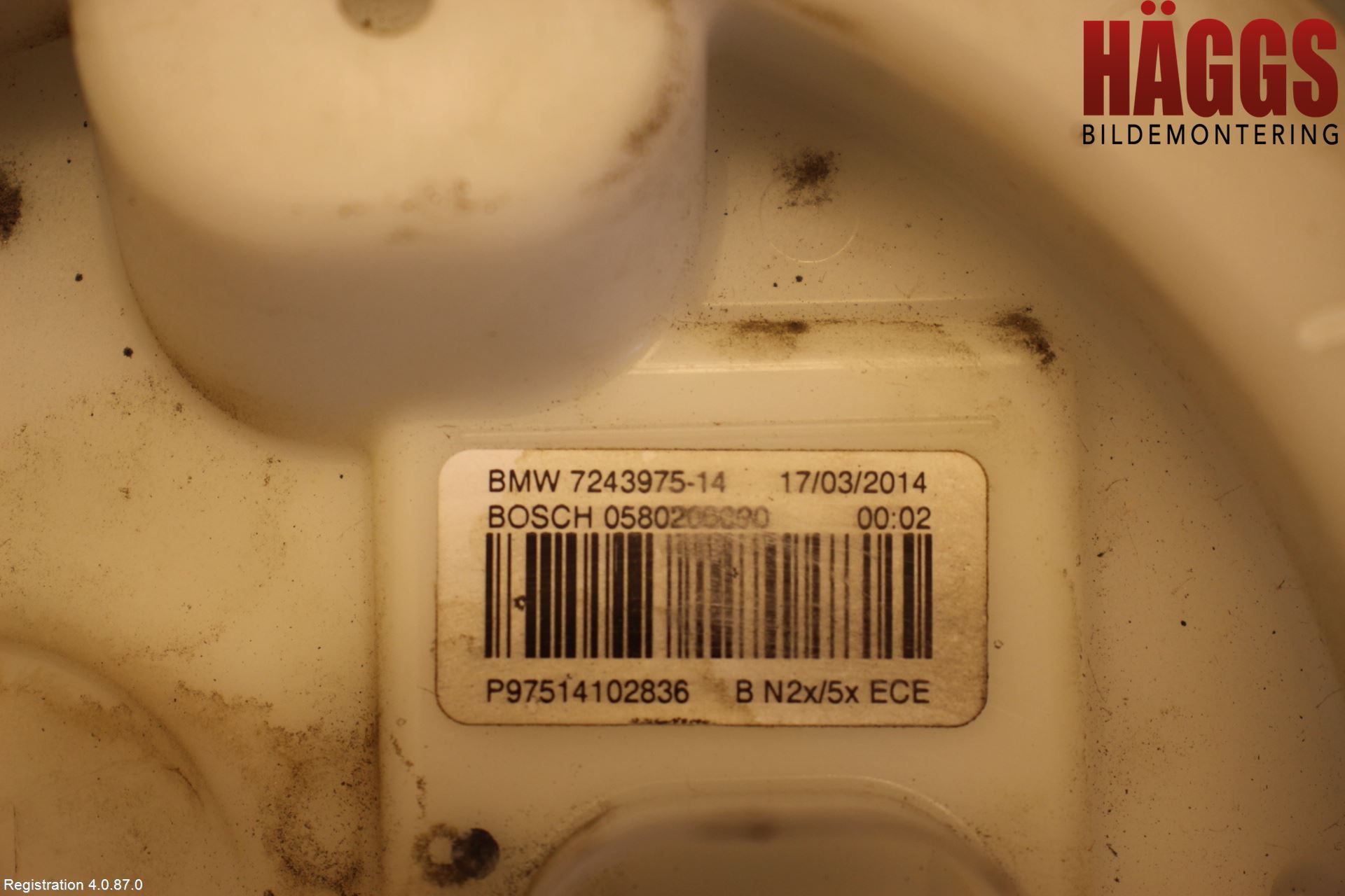 BMW 1 F20/F21 11-19 Bränslepump El