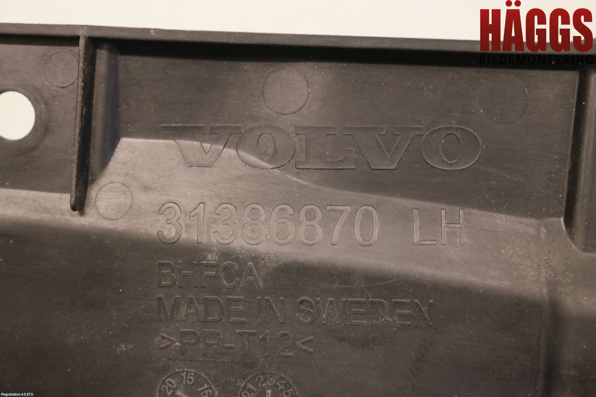 Volvo V90 17->> Torpedplåt-Torpedplast