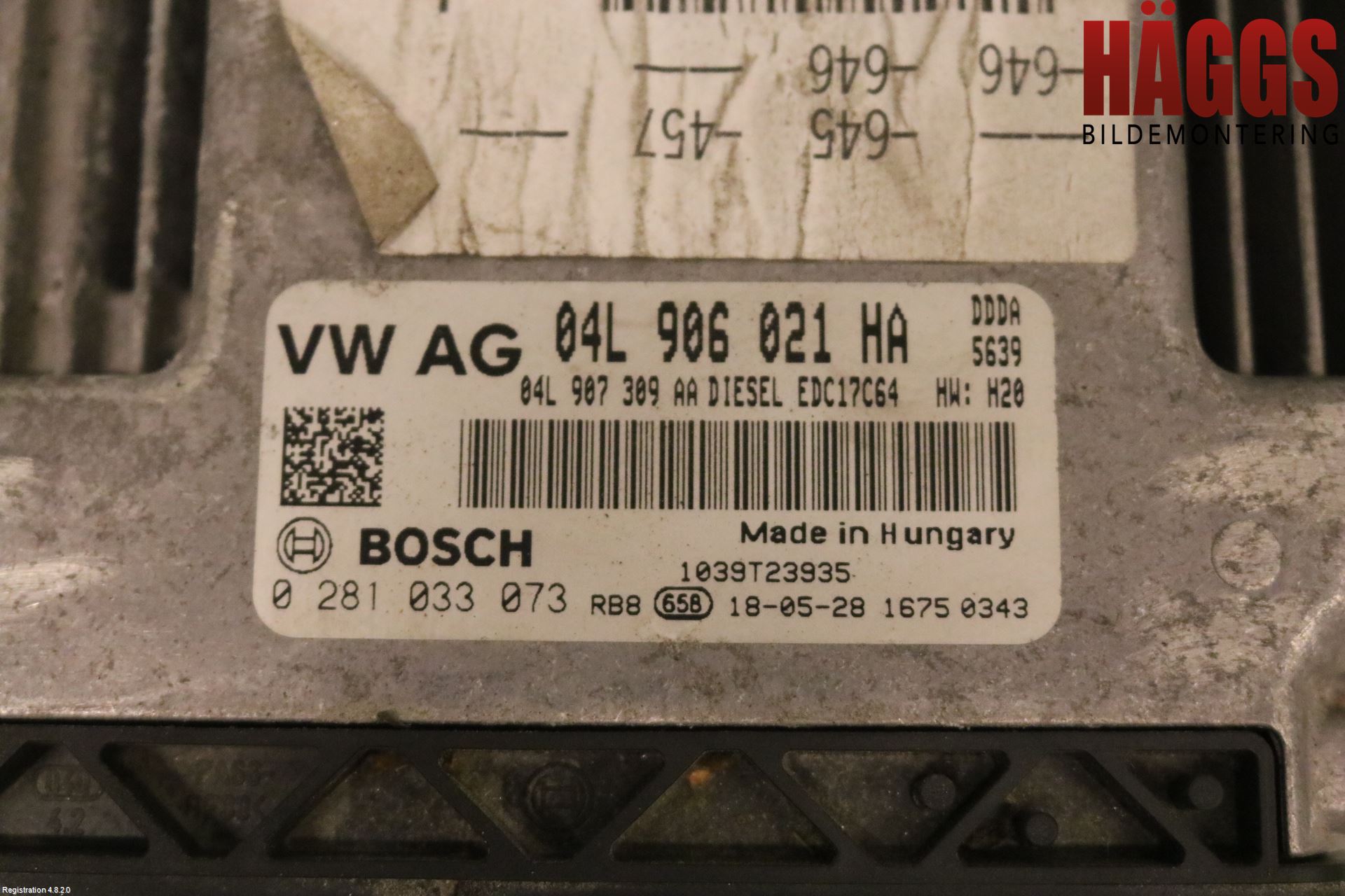 Audi A6/S6 4G 11-18 Styrenhet Inspump Diesel