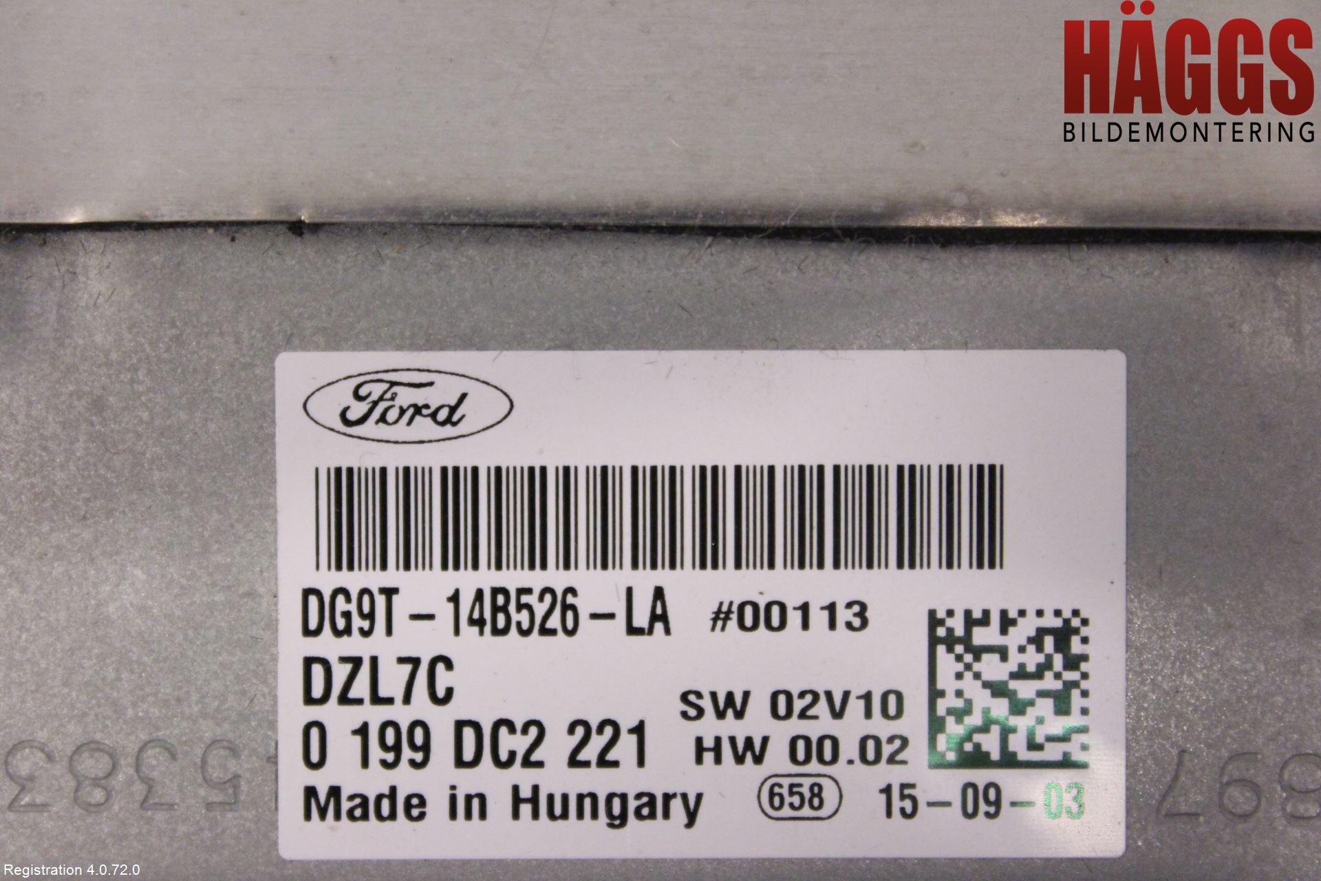 Ford MONDEO 15-22 Styrenhet Start/Stopp