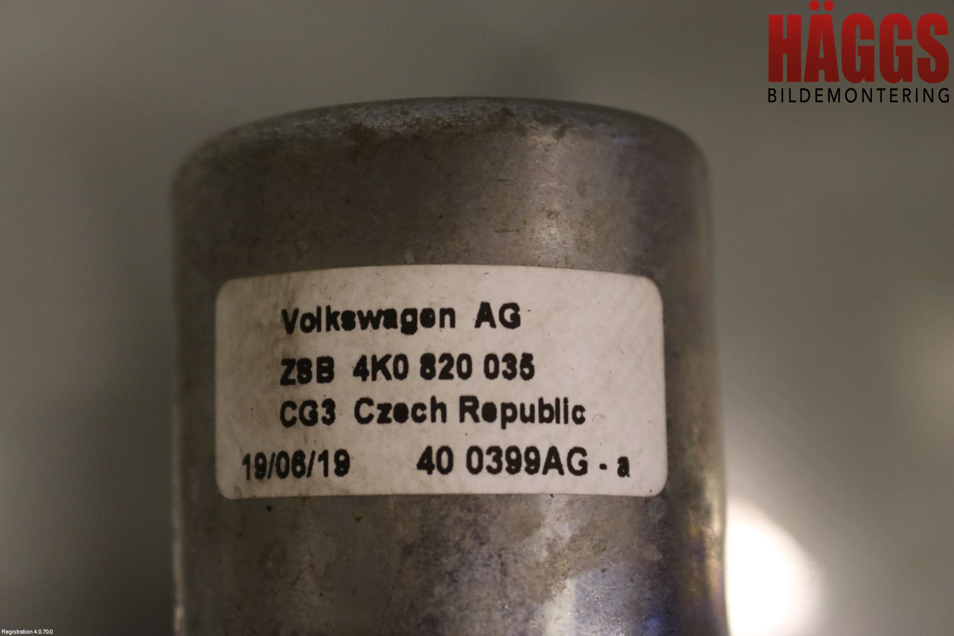 Audi A6 F2/C8 19- Värmeventil