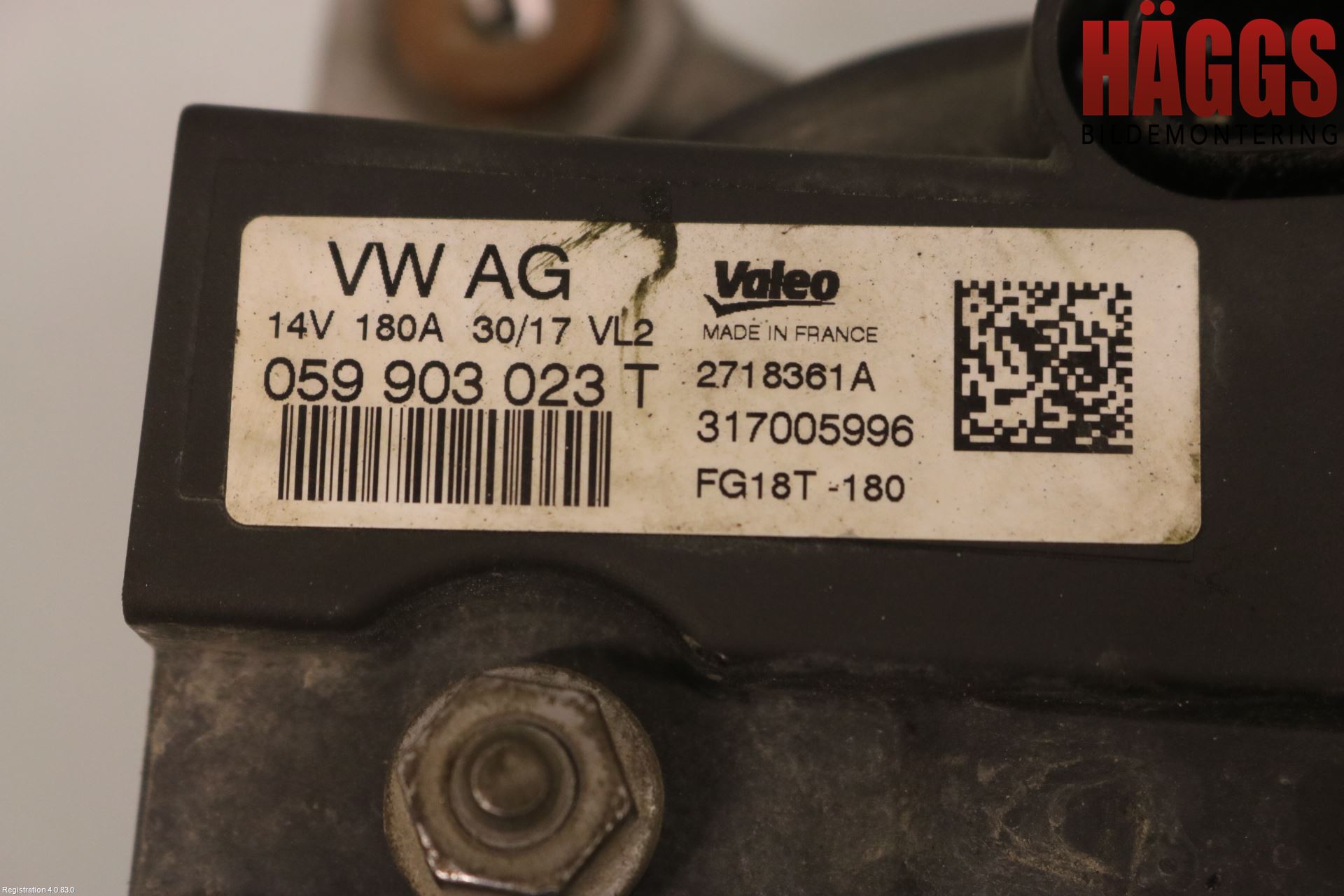 Volkswagen VW AMAROK 2H 10-22 Generator