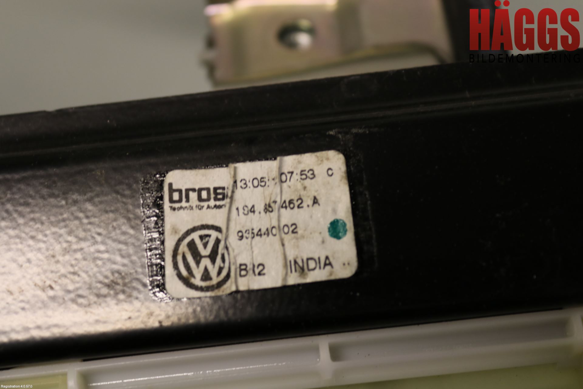 Volkswagen VW UP! / E-UP! Fönsterhissmekanism