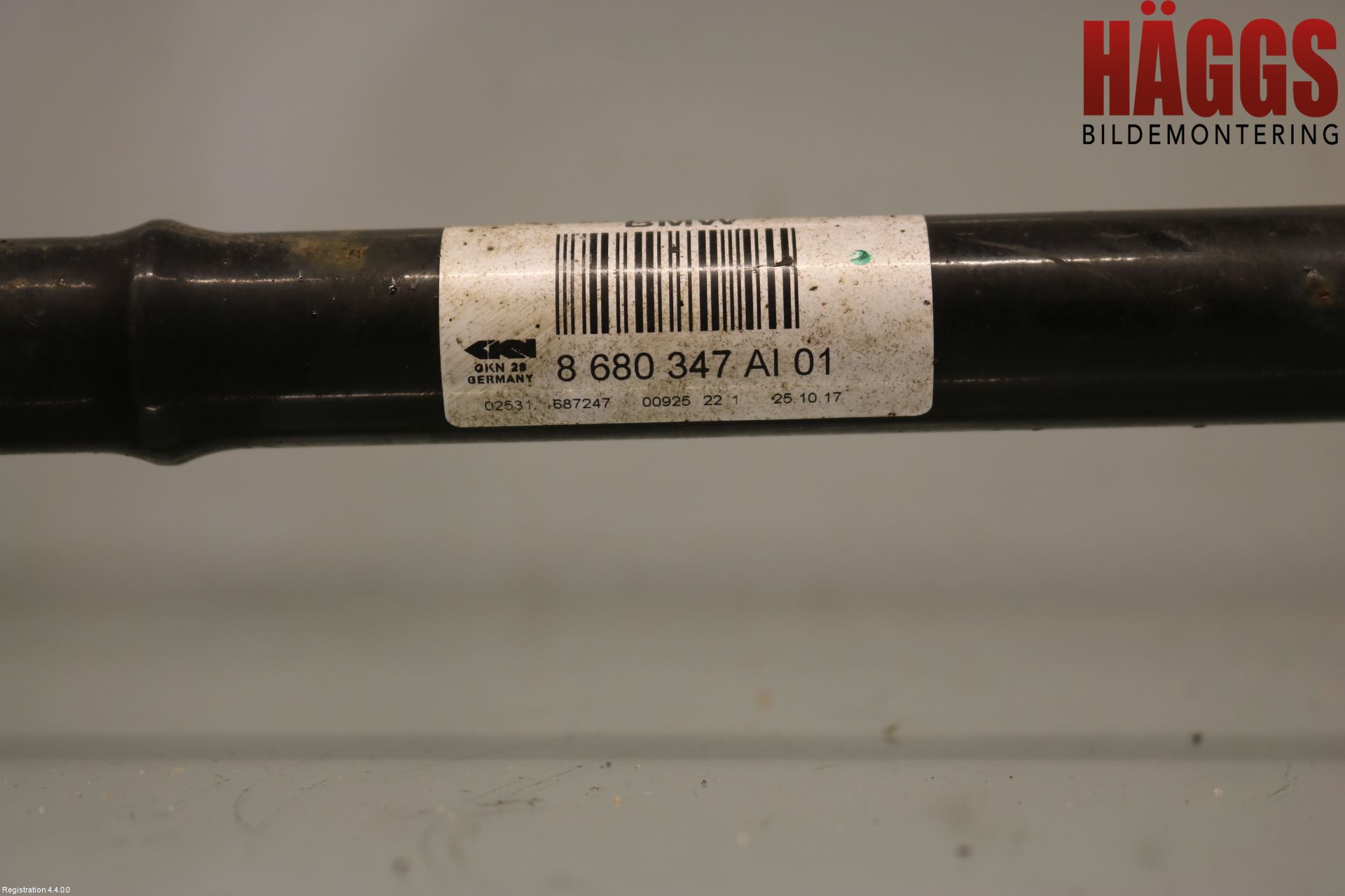 BMW 4 F36 Gran Coupé 14-20 Drivaxel Bak Vänster