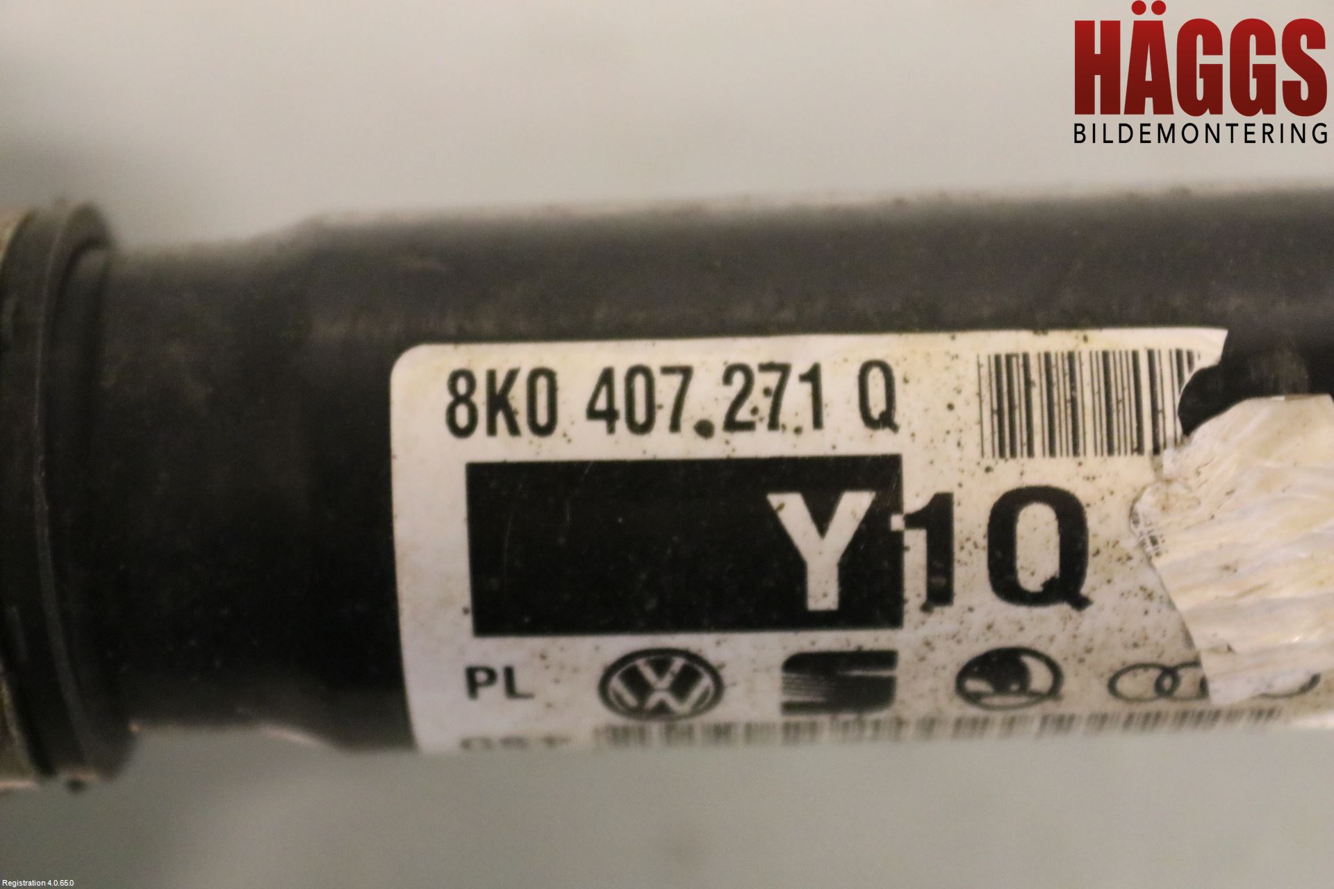 Audi A4/S4 08-11 Drivaxel Fram Höger