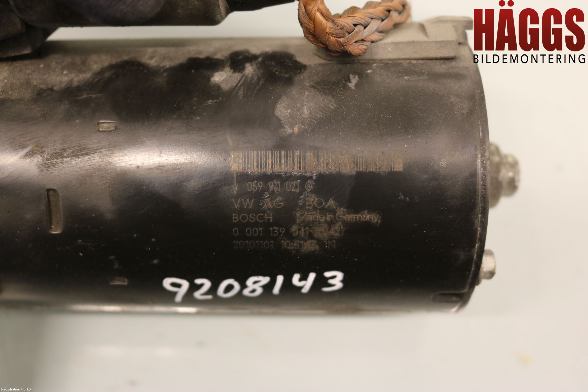 Audi A7/S7 4G 11-17 Startmotor Diesel