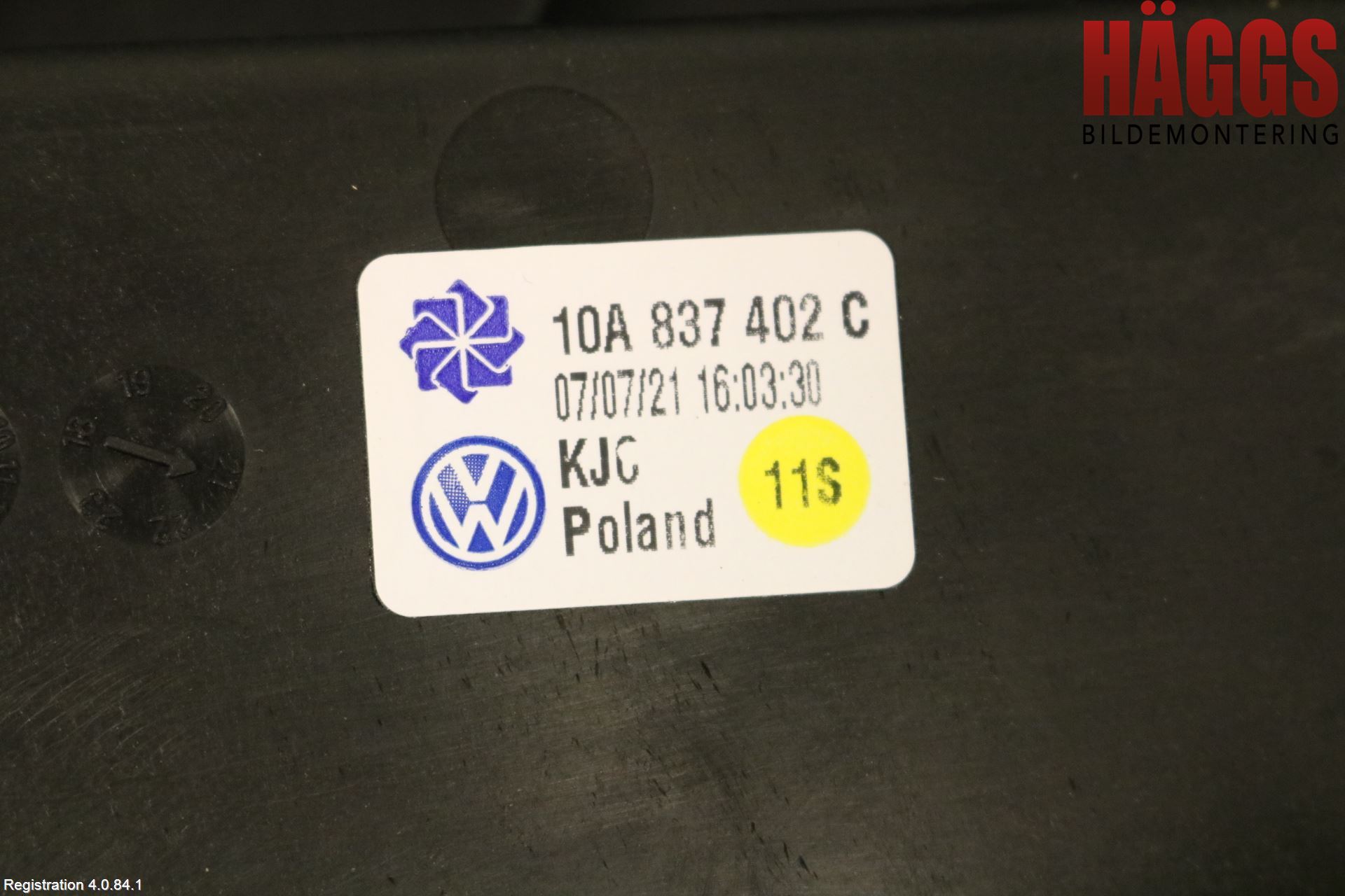 Volkswagen VW ID.3 21- Fönsterhissmekanism