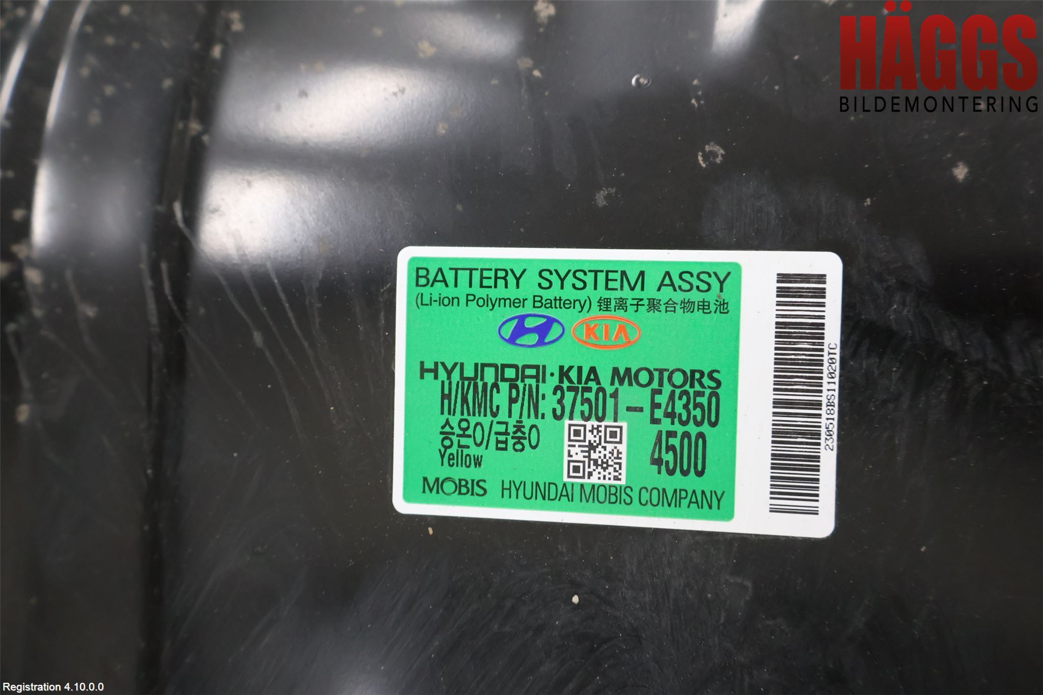 Kia SOUL 09- Batteri Högspänning
