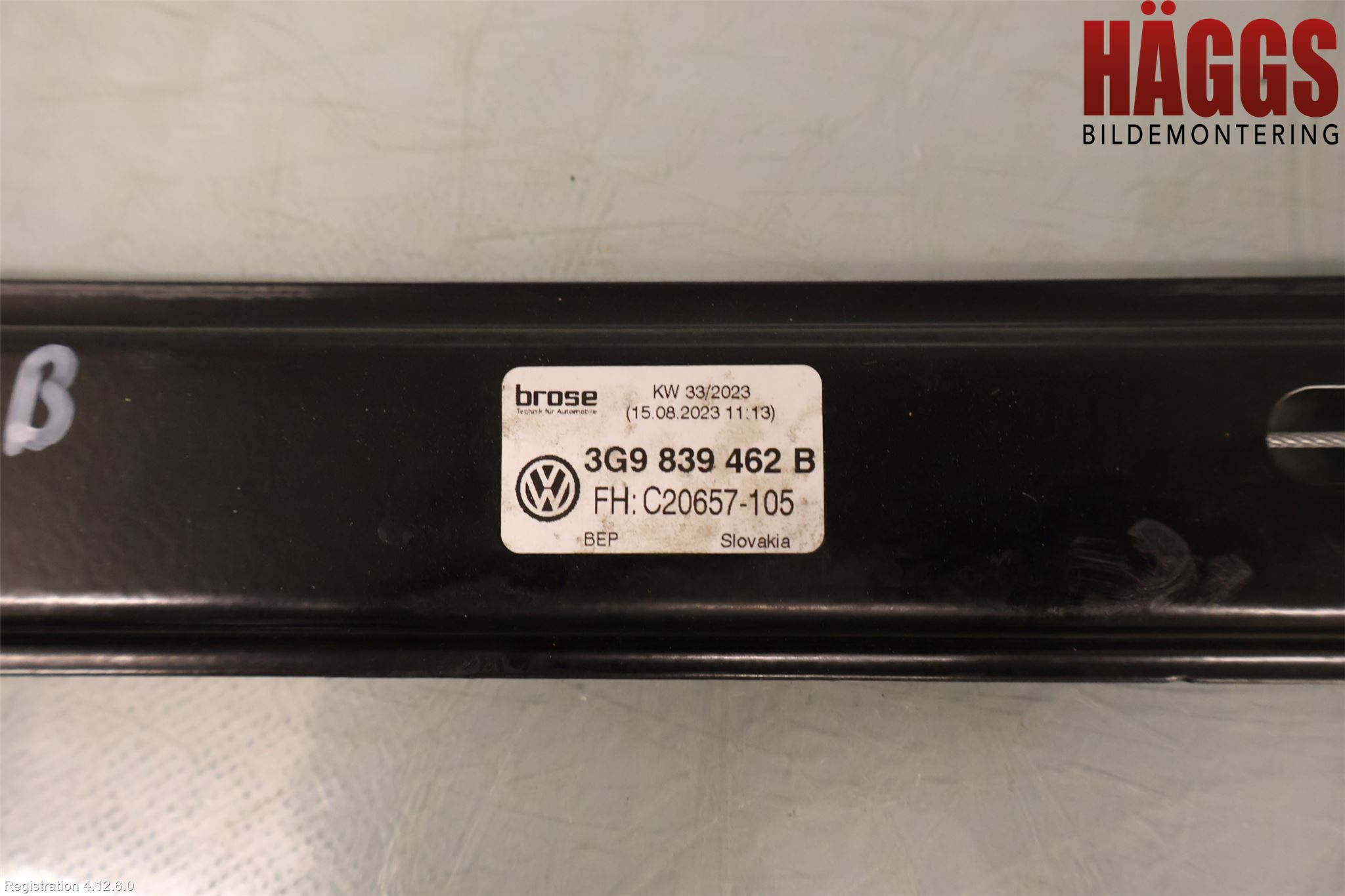 Volkswagen VW PASSAT 20-24 Fönsterhissmekanism