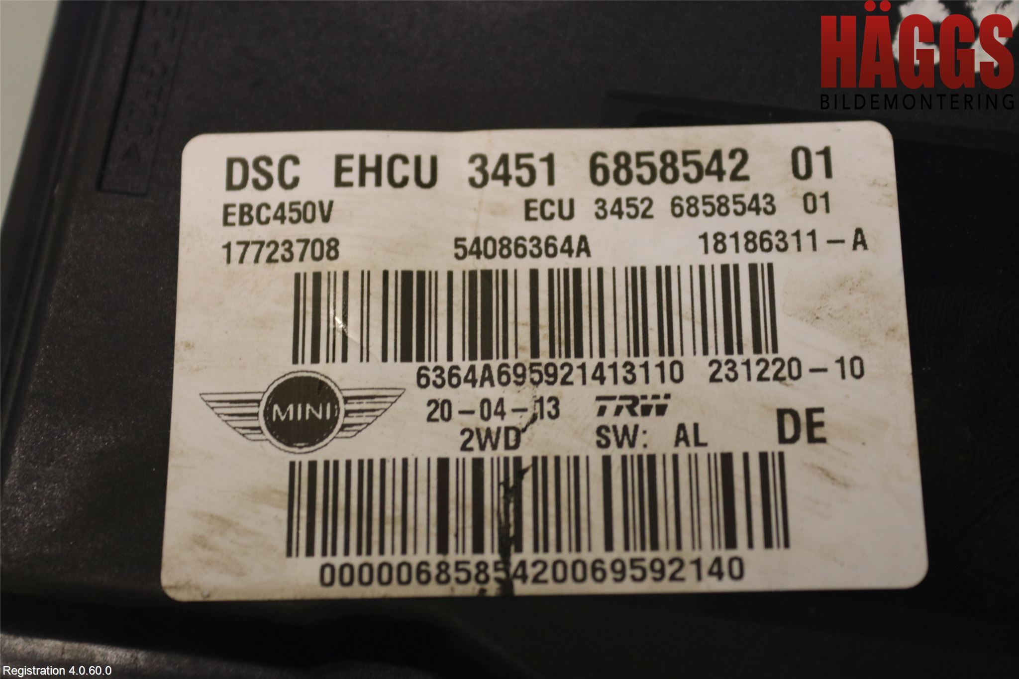 Mini COUPE R56 05-14 Abs Hydraulaggregat