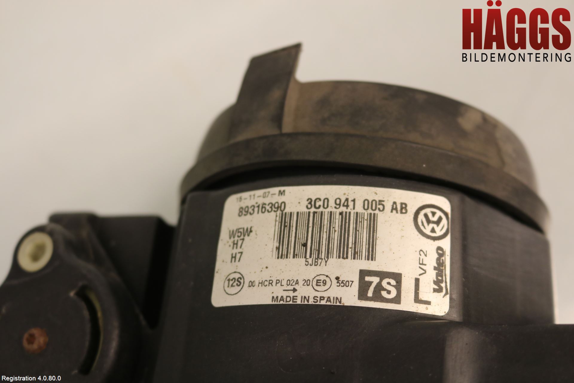 Volkswagen VW PASSAT 05-11 Strålkastare Vänster