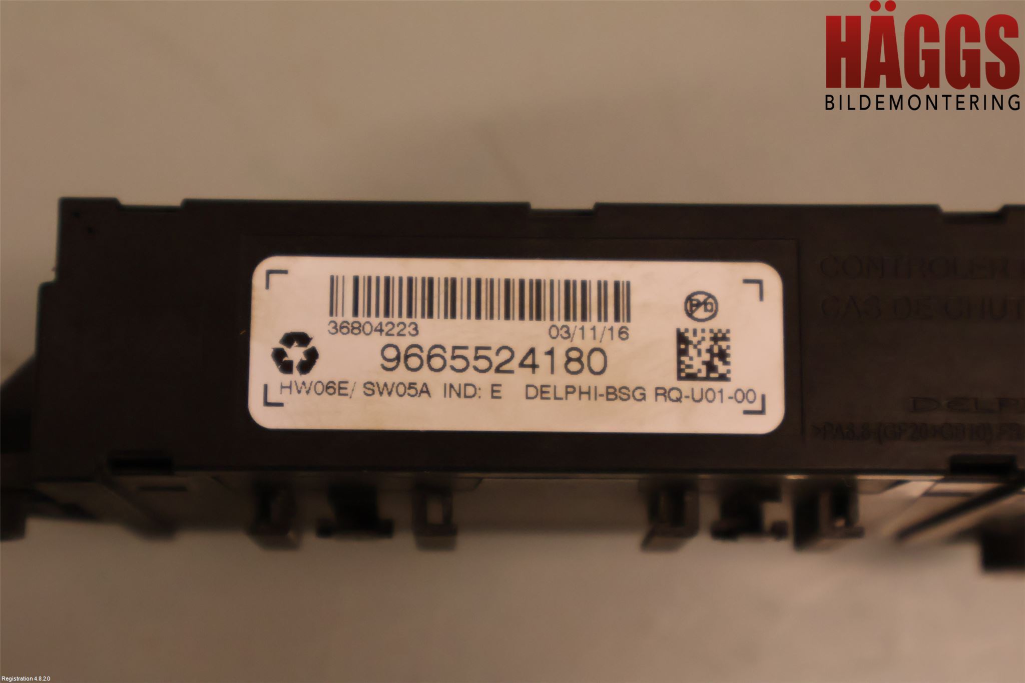 Citroen C4 GRAND PICASSO 14-18 Styrenhet Dragkrok