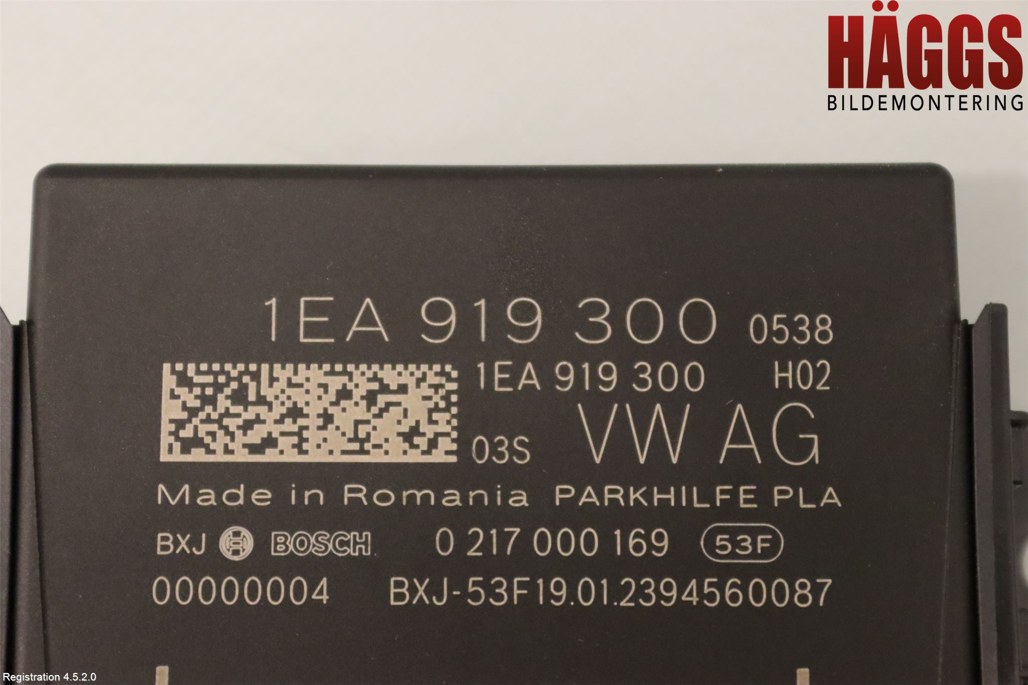 Volkswagen VW ID.3 21- Styrenhet Parkeringshjälp