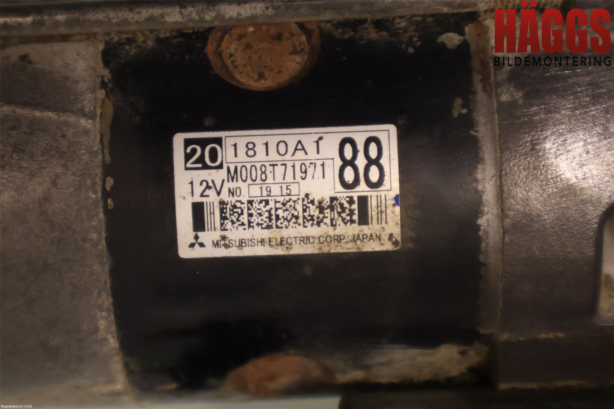 Mitsubishi ASX 10-22 Startmotor Diesel