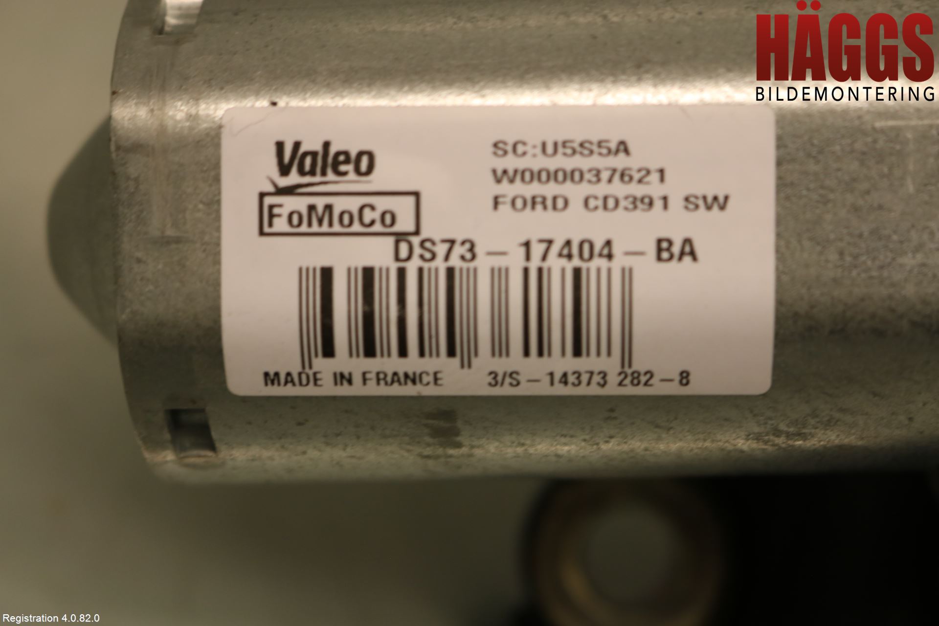 Ford MONDEO 15-22 Torkarmotor Baklucka
